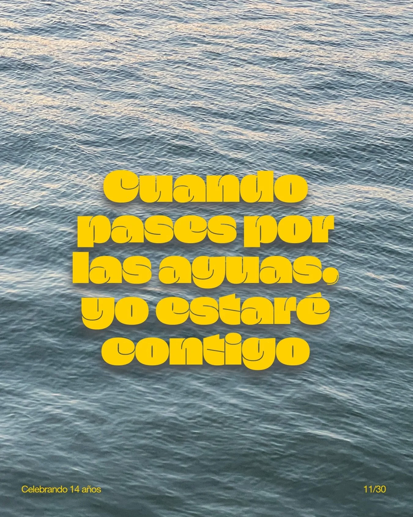 11/30 - 🌊 #ministeriosalfayomega #celebrando14a&ntilde;os
