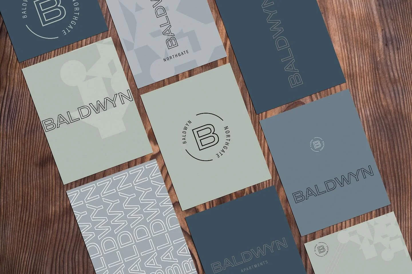 Baldwyn Apartments naming, brand identity and marketing collateral design. #brandidentitydesign #branddesign #placemaking #dulcedesign #multifamily