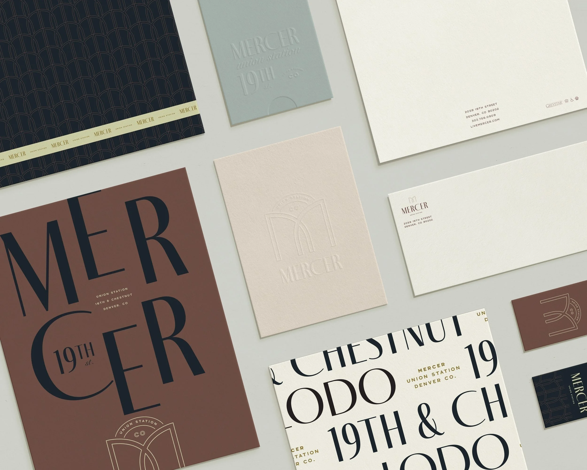 Mercer Union Station Logo and Identity Collateral Design