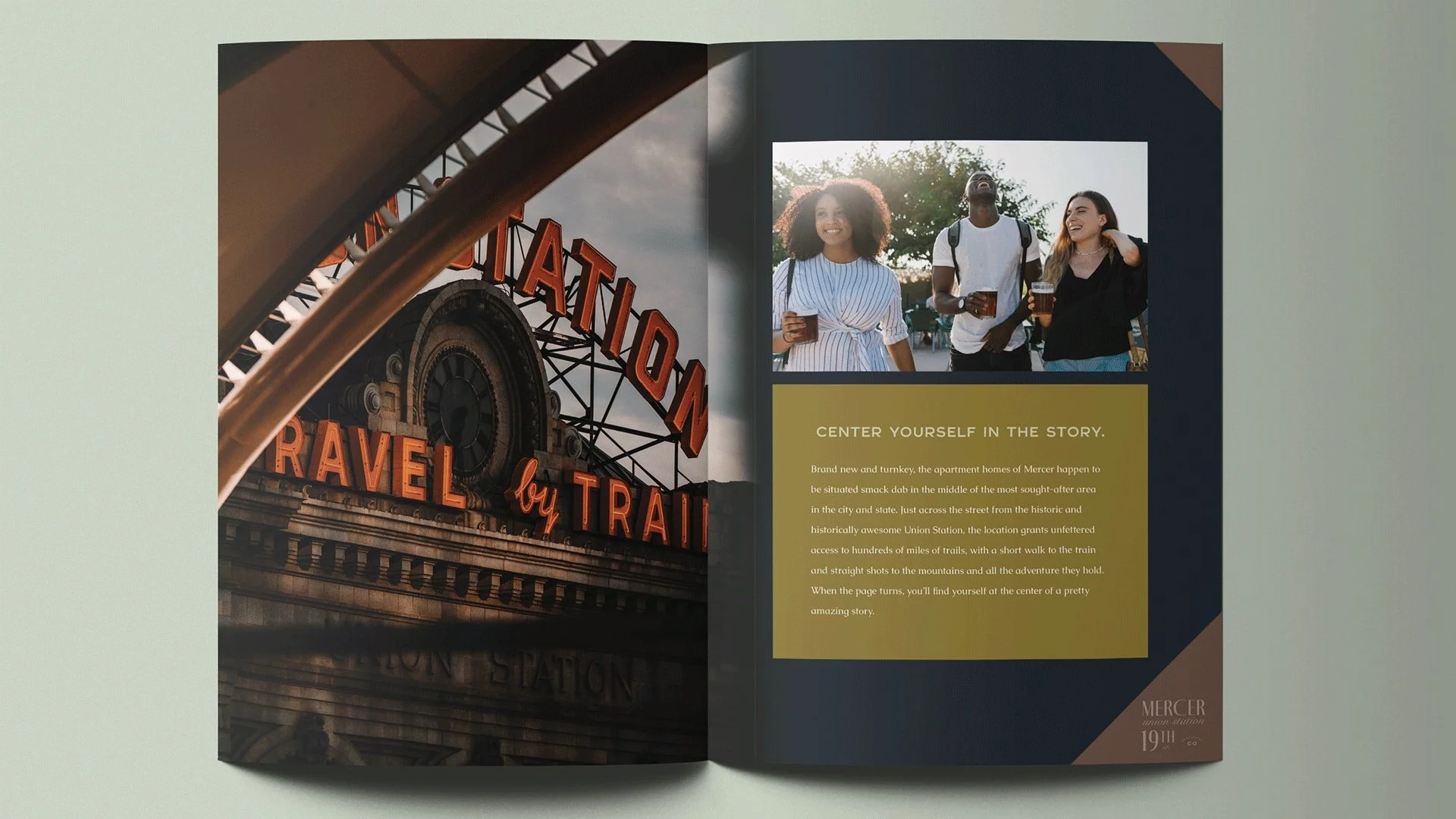 Mercer Apartments at Union Station Brochure Design