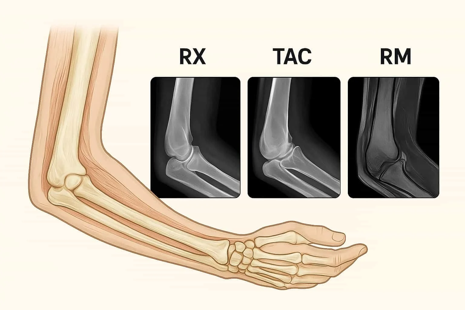 comparação entre raios-x, tac, e ressonância magnética.