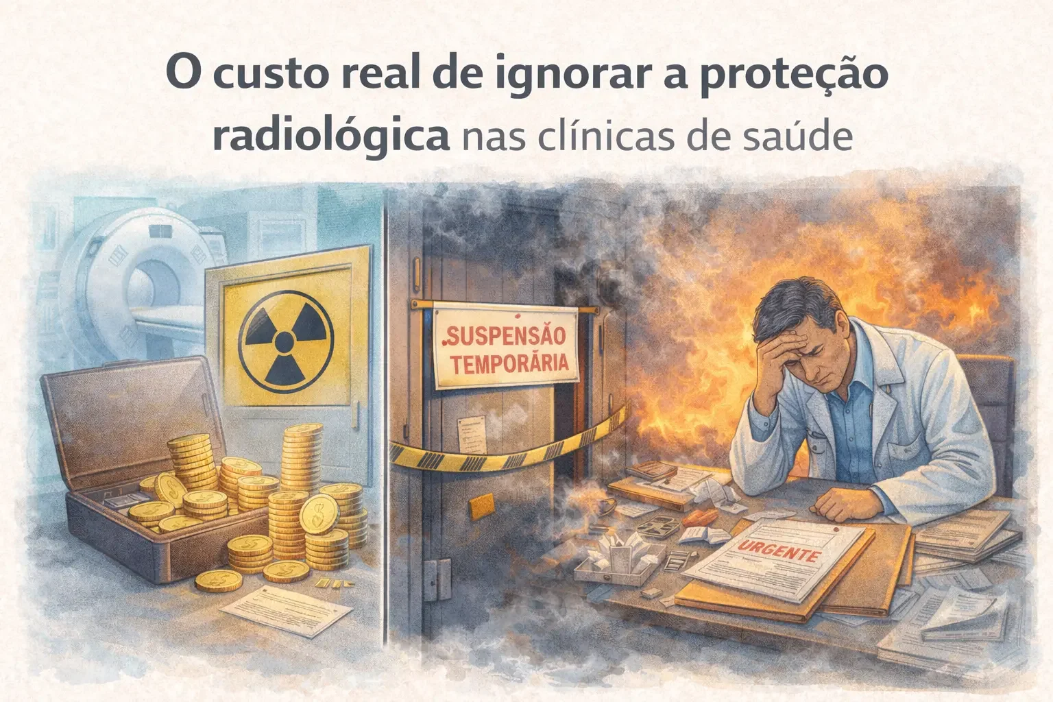 O Custo Real de Ignorar a Proteção Radiológica nas Clínicas de Saúde