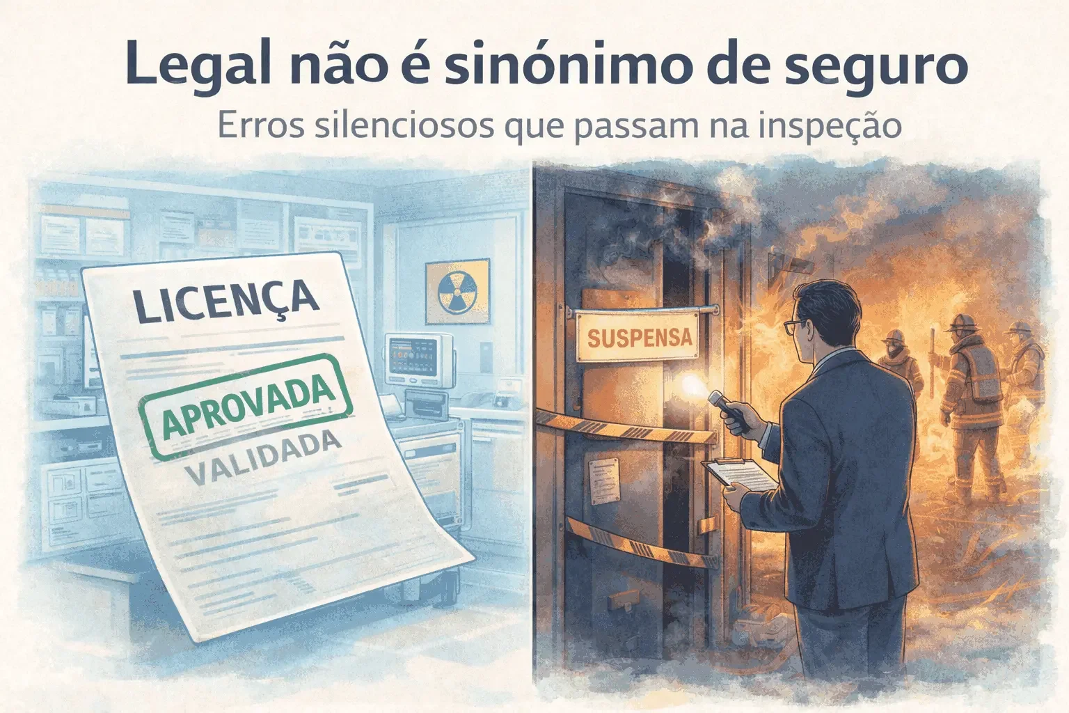 Legal Não é Sinónimo de Seguro: Os Erros Silenciosos que Passam na Inspeção (Até Deixarem de Passar)