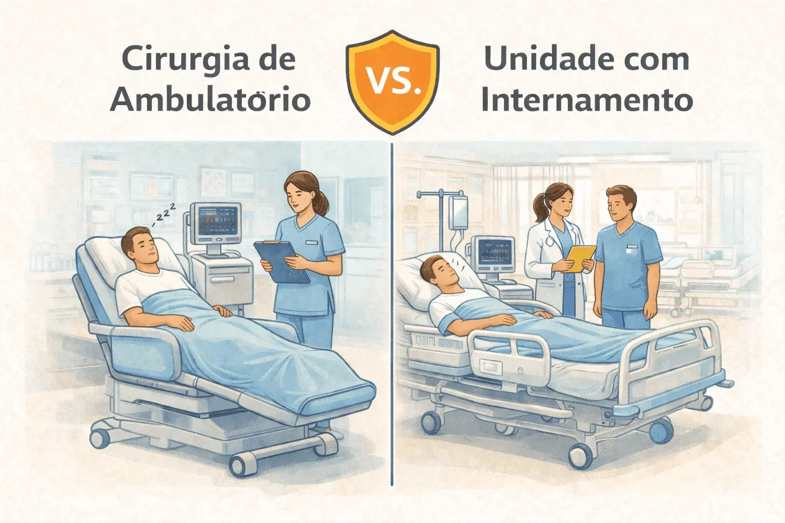 Cirurgia de Ambulatório vs Unidade de Internamento: Diferenças Legais e Requisitos de Licenciamento