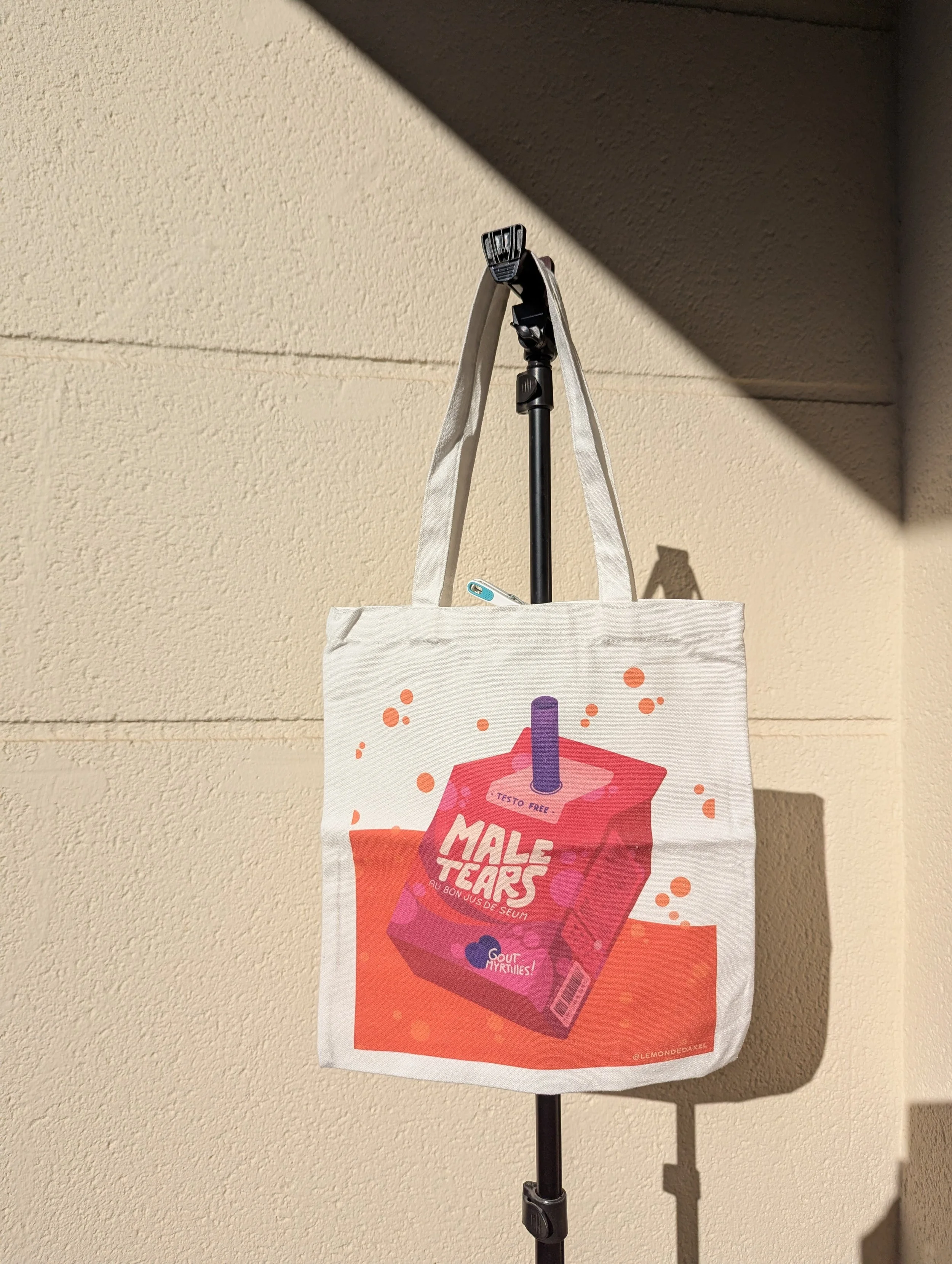 Tote bag "Male tears en brique"