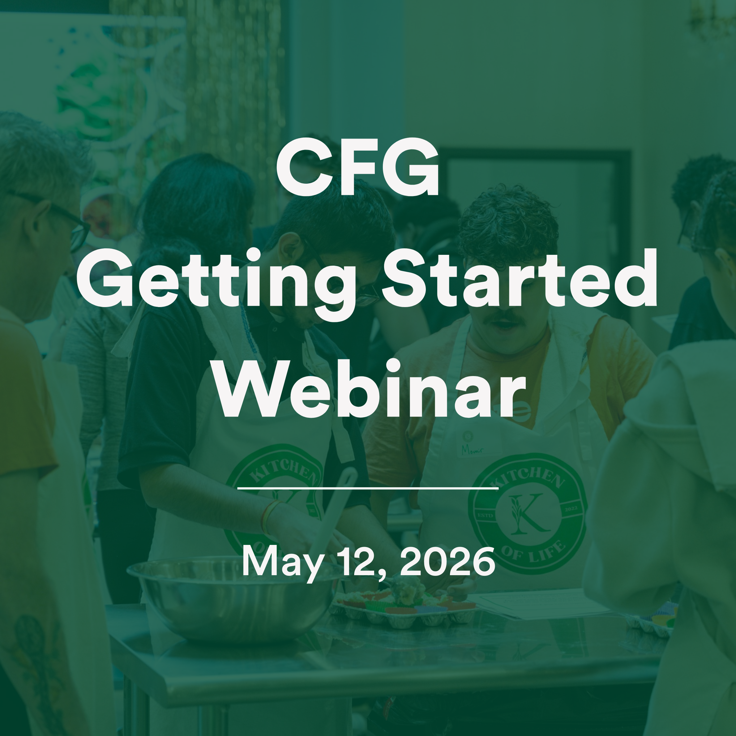 CFG Getting Started Webinar