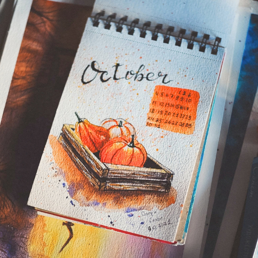 Craft Collaborative  Fall Watercoloring 