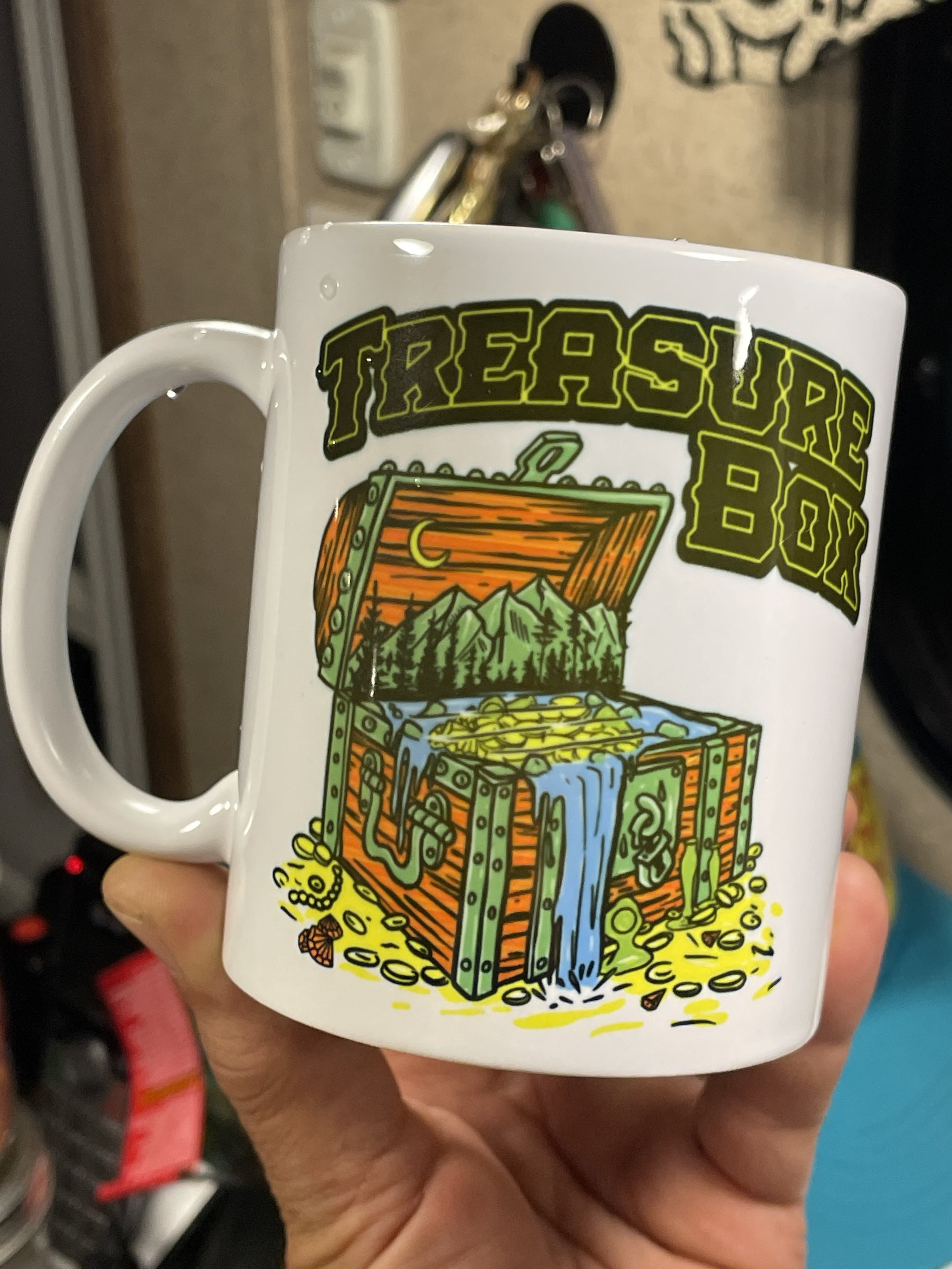 Treasure Box Coffee Mug - Assorted Quotes