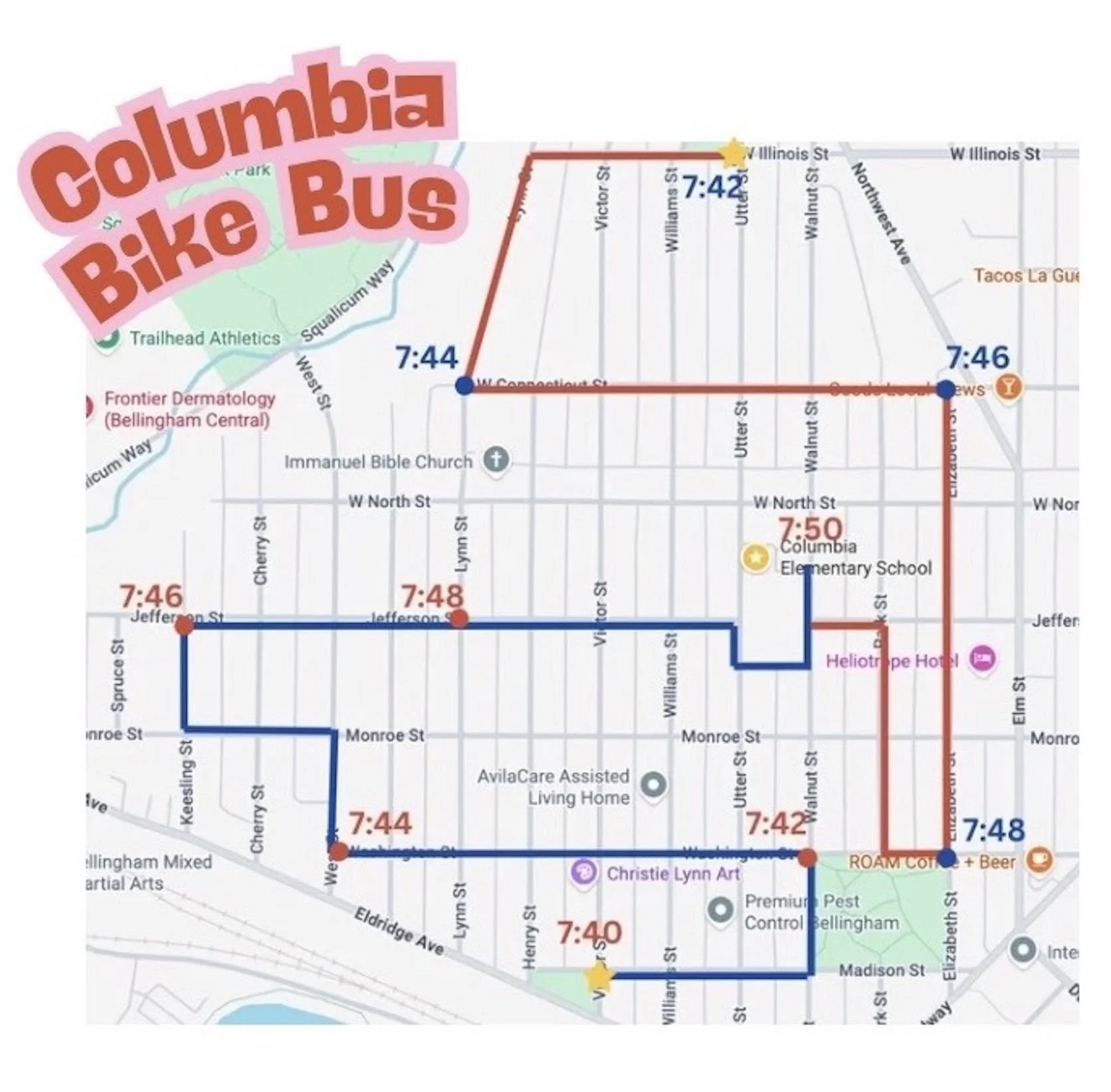 Bike Bus Map