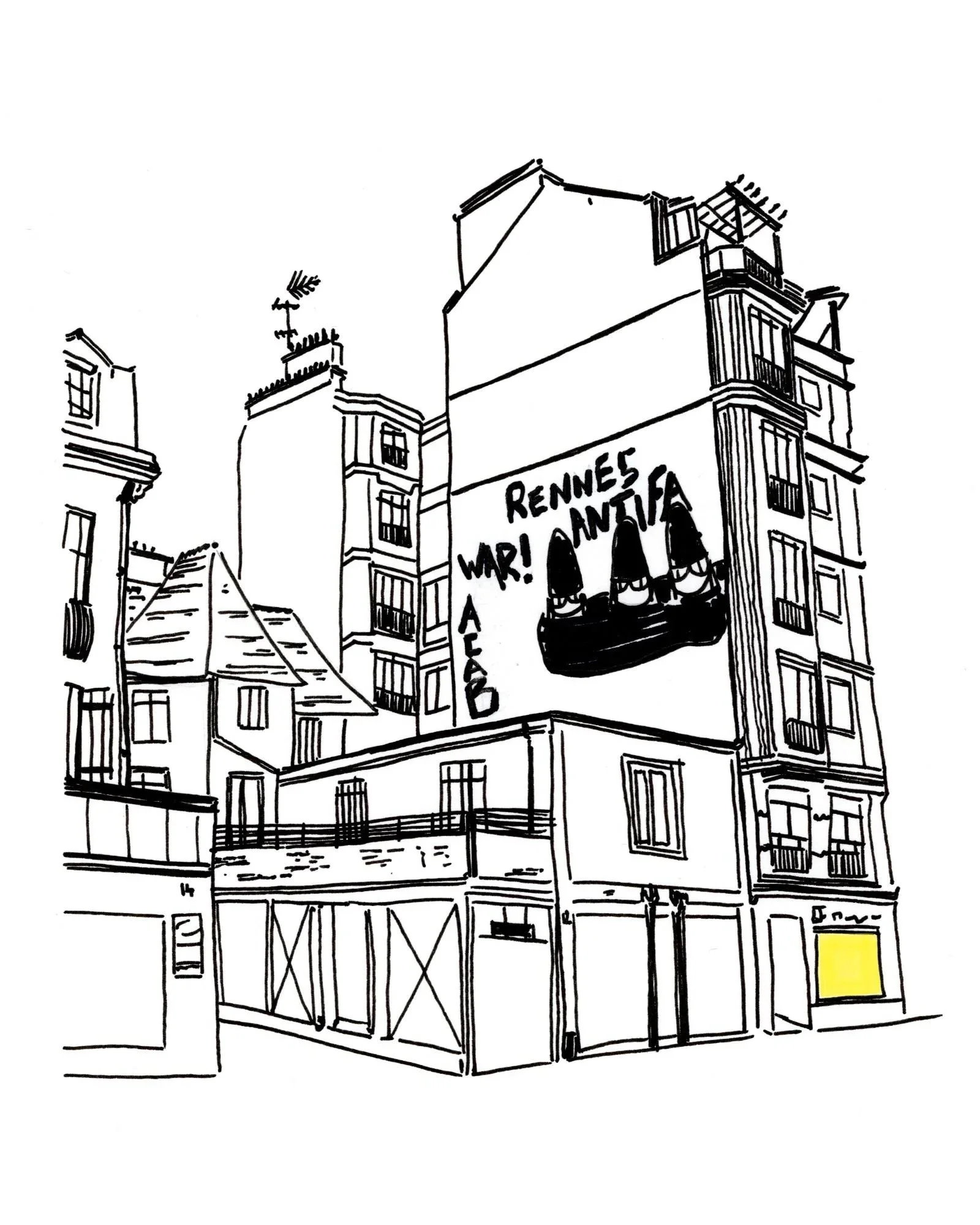 Rue du Pré Botté - Rennes - 35 / Collection Rennes la Gaucho