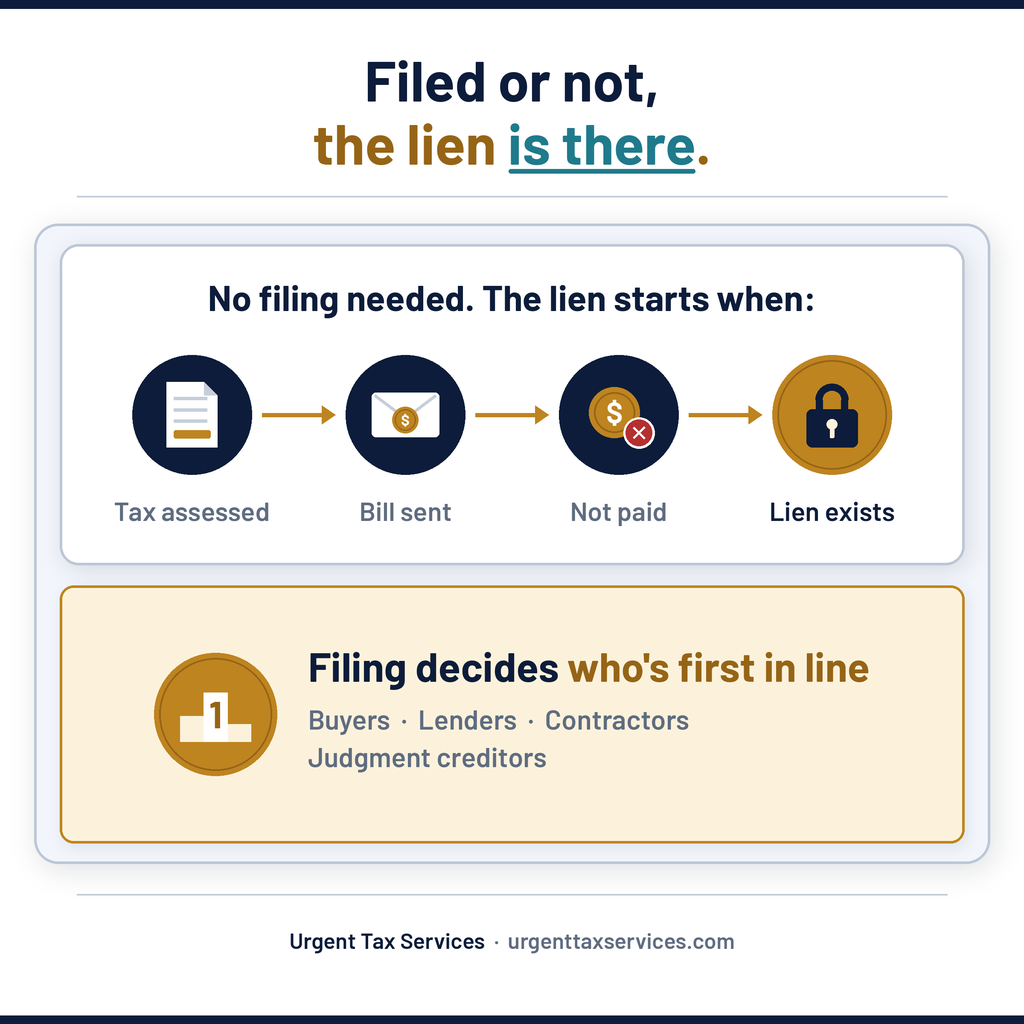 No IRS lien filed? Why it’s as if it’s filed
