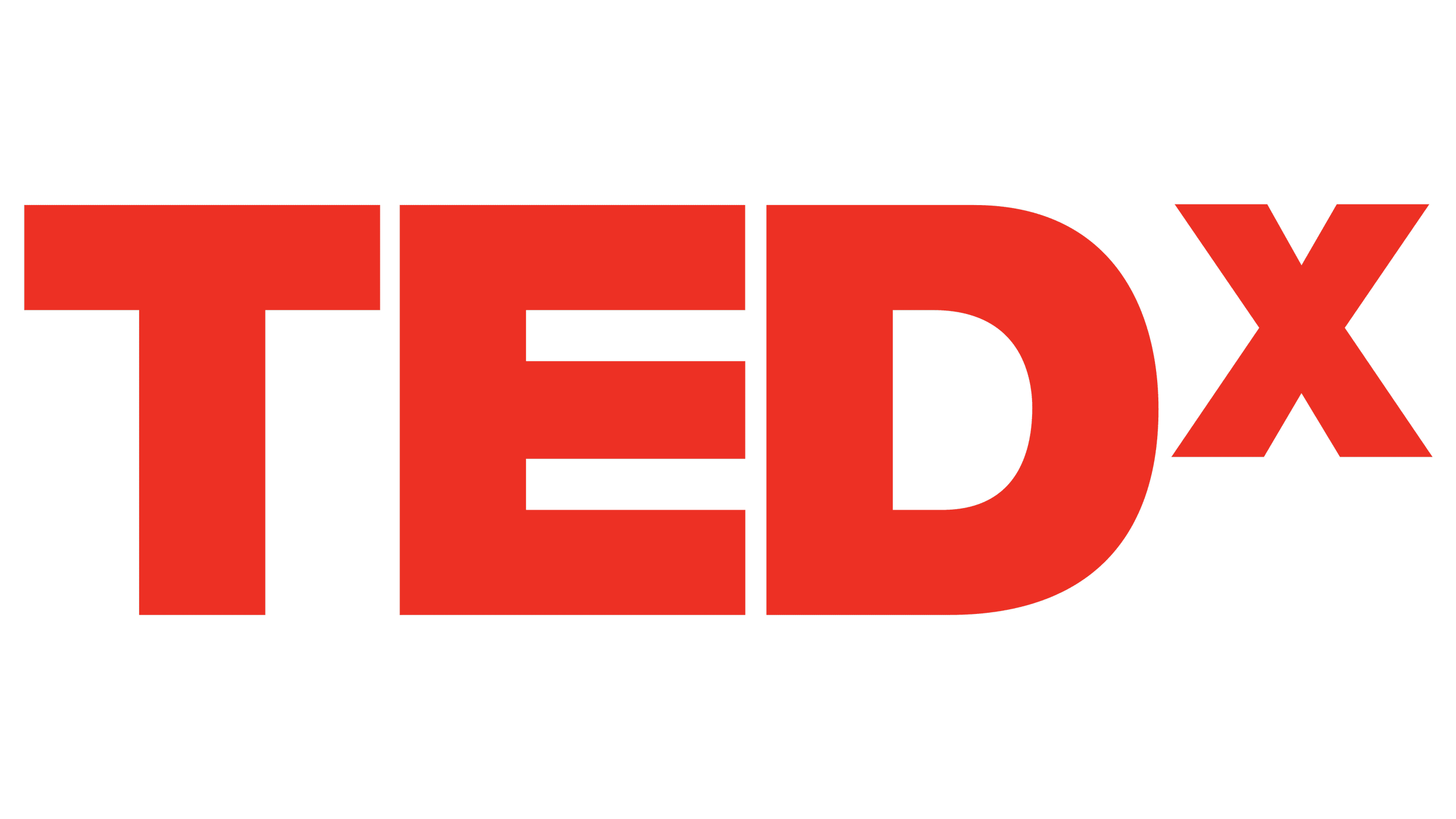 The red and black logo of Netflix with the word 'TEDx' in bold uppercase letters.