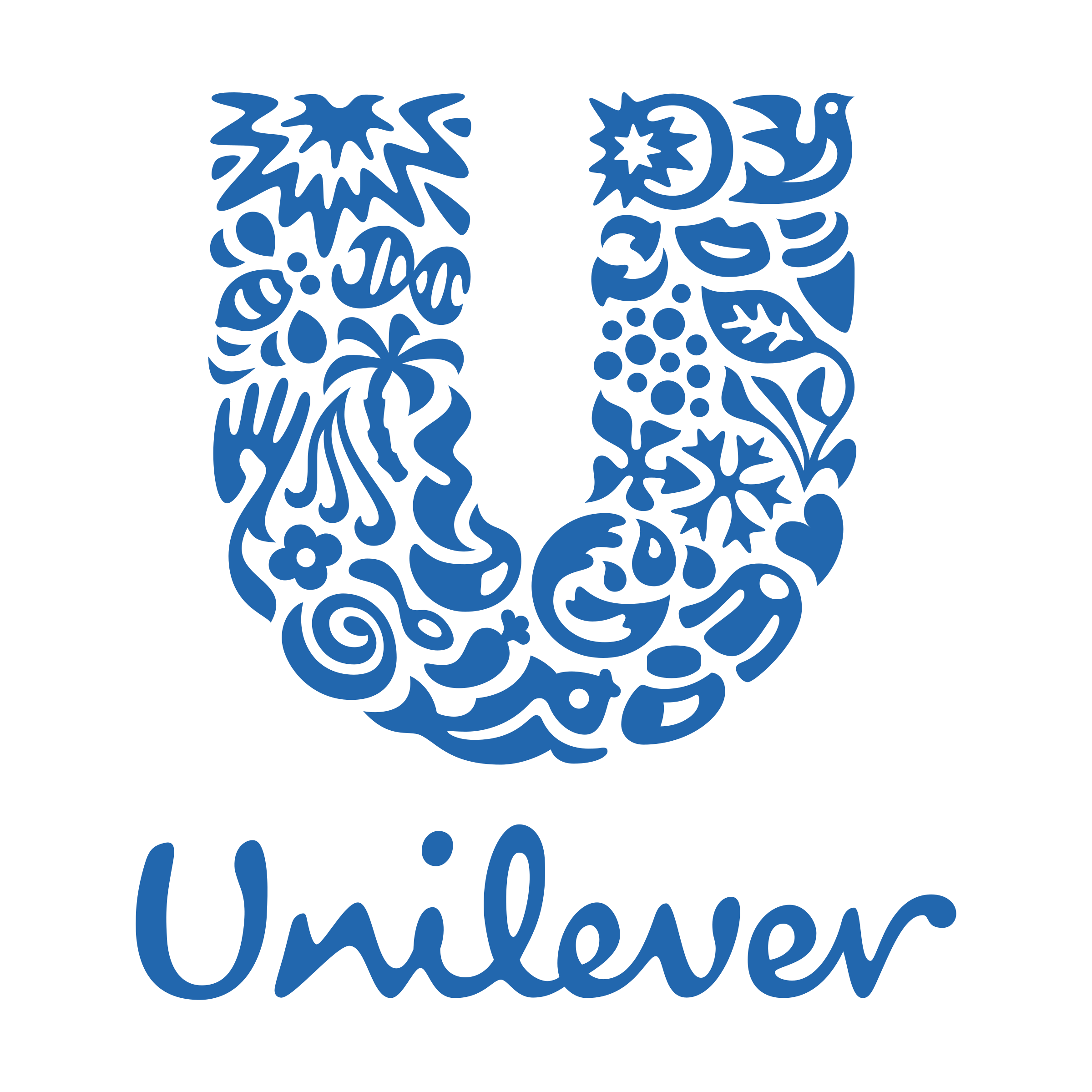 Stylized blue and black text reading "Love Oklahoma" with floral and decorative elements.