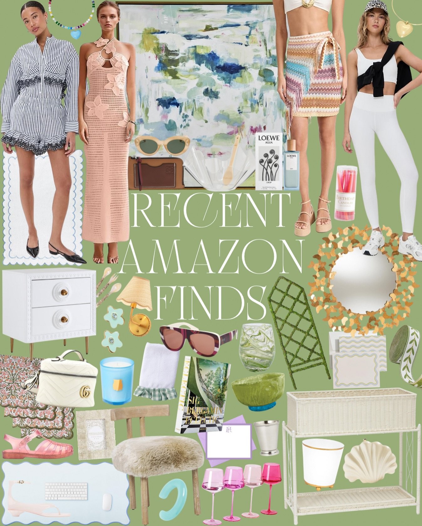 Summer daze 🍄🔥🦋🪸 Over 40 fabulous finds from Loewe to low-dollar gems that are begging to be in your cart &amp; into your hands ❤️&zwj;🔥

Comment &ldquo;WANT&rdquo; to have the 🔗 sent directly to your inbox!! 💌

#amazonfinds #amazonfashion #ho
