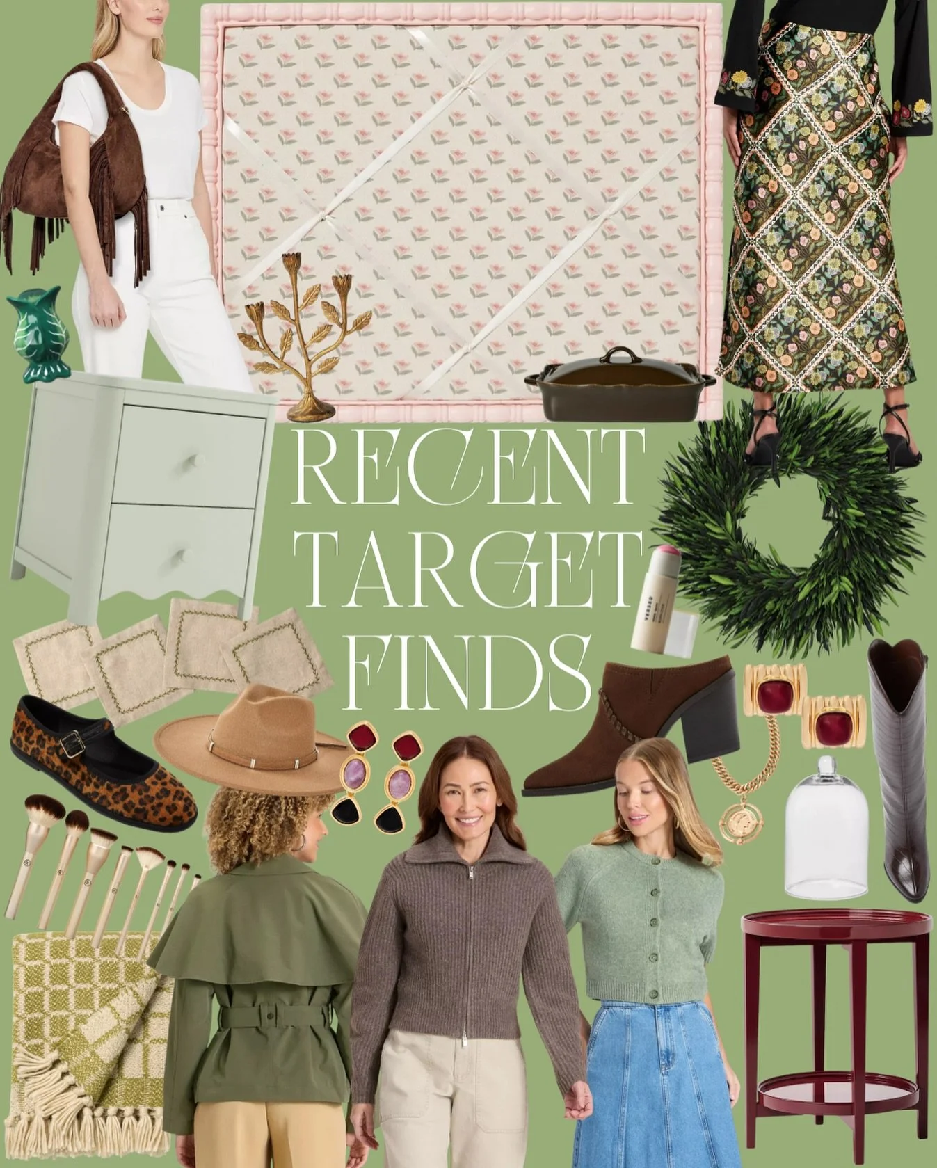 Cha cha, Friday!! 🪭👢❣️🍂 Bringing you the best new arrivals from Target for this fall season&mdash;flirty fringe, cropped trenches (with capes?!), all the prints, &amp; pieces that looks $500 but are under $50 💫 

Comment &ldquo;FINDS&rdquo; to ha