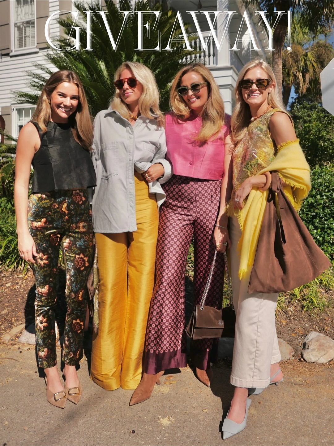 GIVEAWAY!!! 🤎🧡🩷💛 Teaming up with FOUR of my favorite girls to spoil one lucky winner with four $150 gift cards to our must-shop spots! The winner receive gift cards to the following places: Estelle Colored Glass, Hill House Home, Tuckernuck, &amp