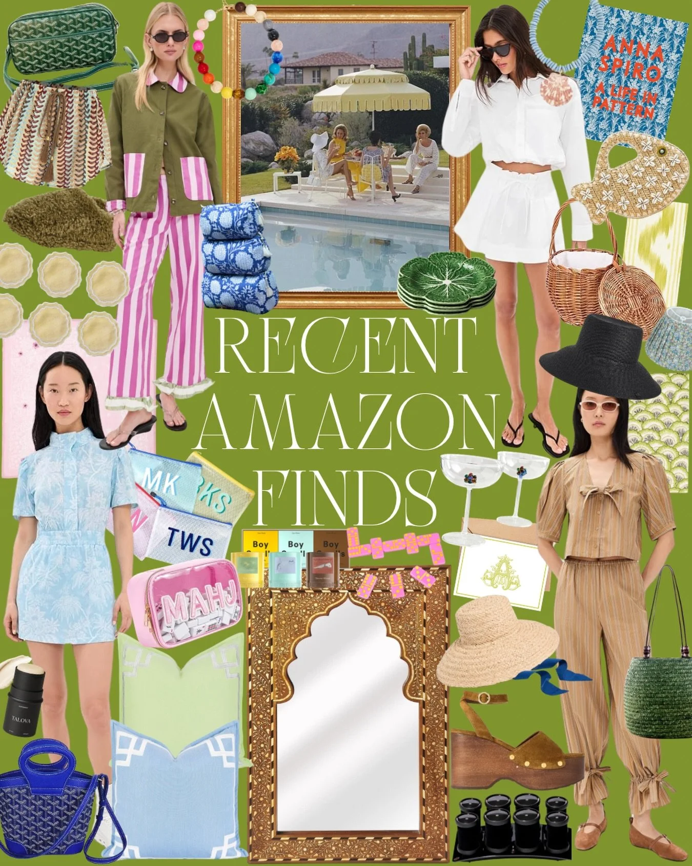 It&rsquo;s all groovy baby🕺🏼📀🎭🪩 May the algorithm gods be ever in your favor as I once again convince myself I need A L L 〰️ Currently romanticizing rattan, resort-wear, and anything that looks like it belongs in a Slim Aarons photo bc&hellip;we