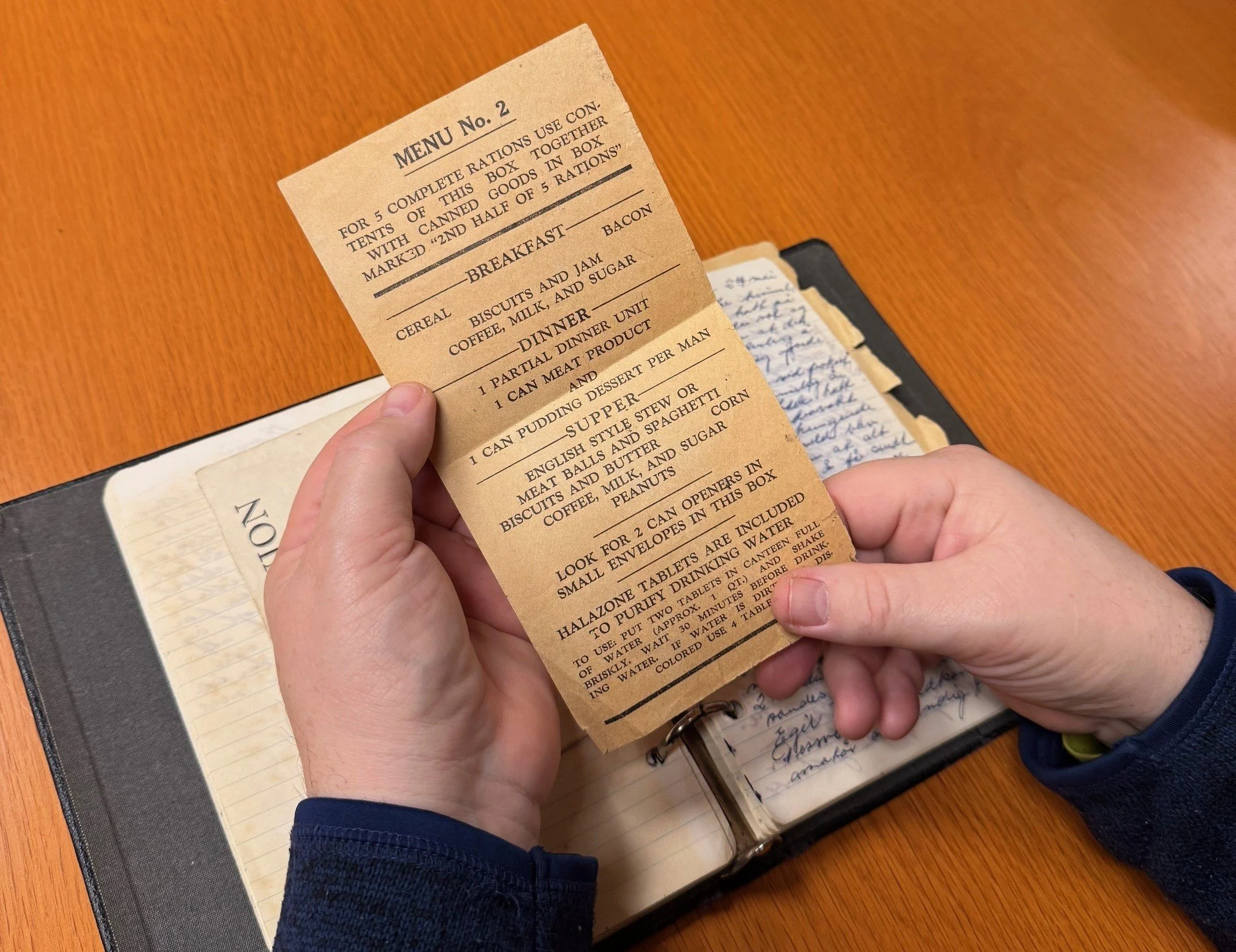 Haugland’s Expedition Diary Donated to the Kon-Tiki Museum