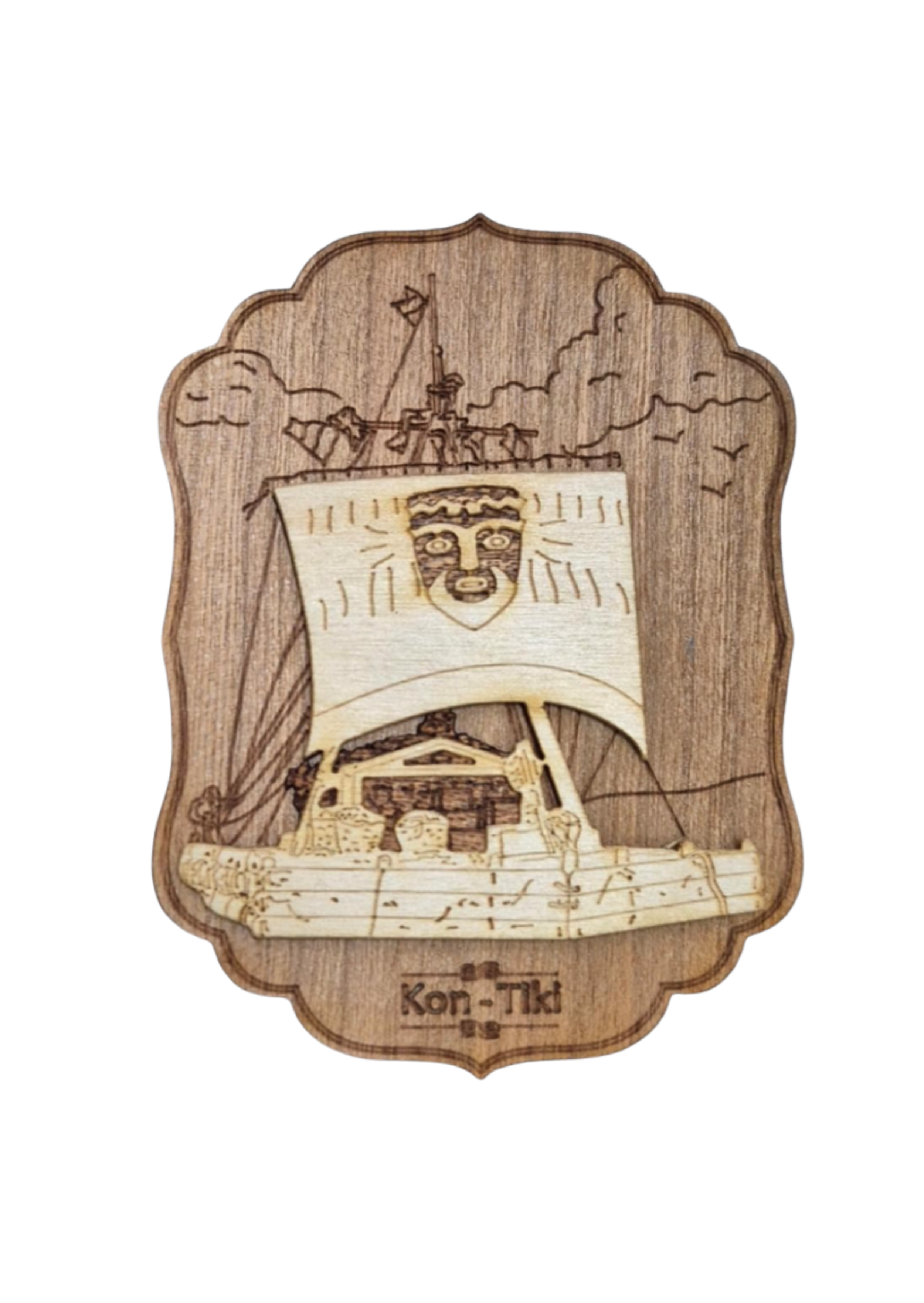 Magnet recycled wood