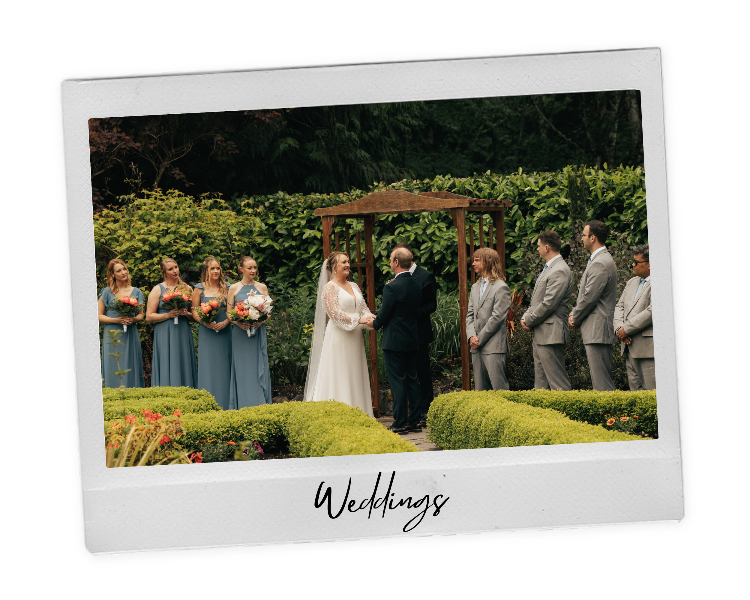 Heronswood Garden Kingston Washington wedding