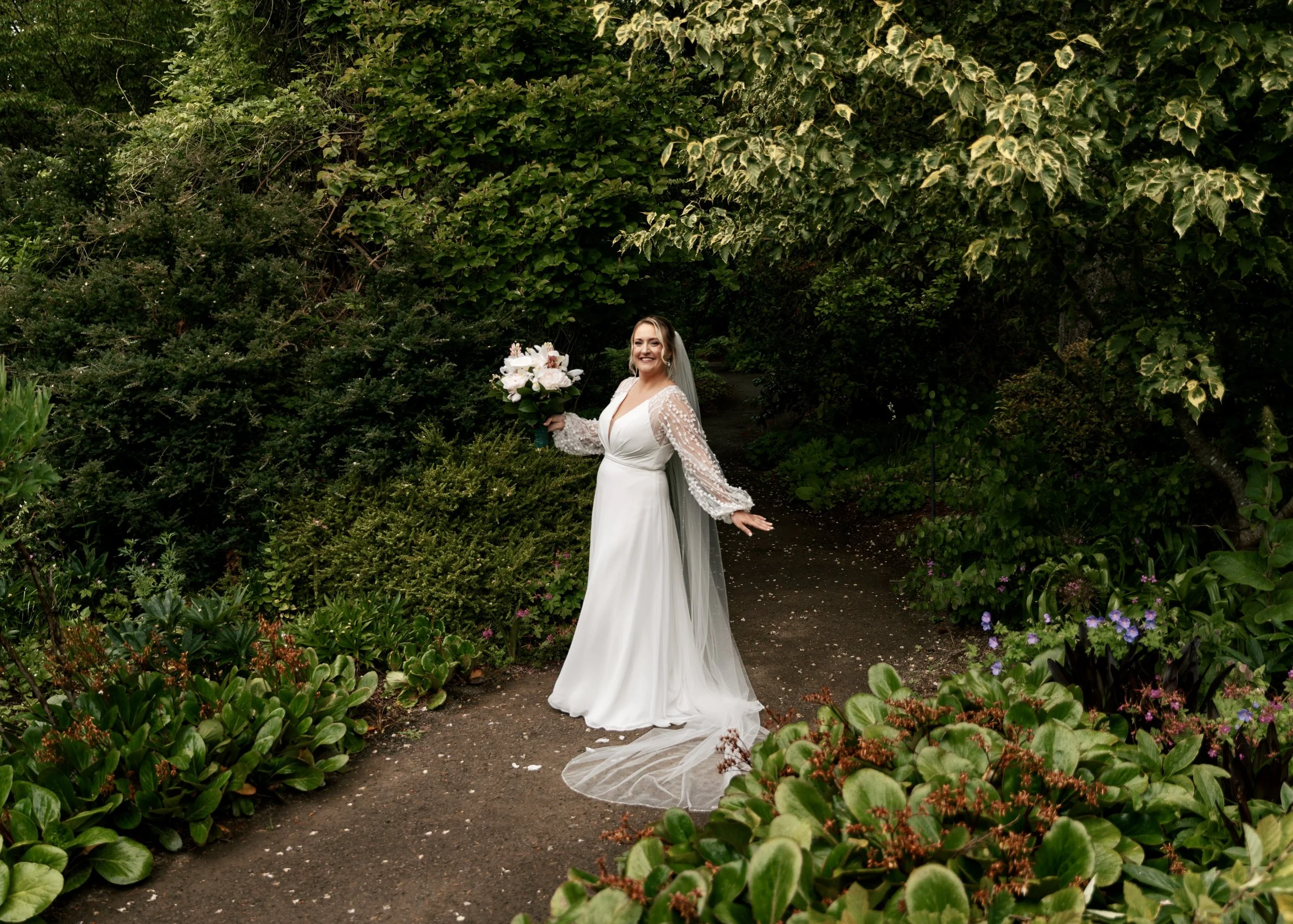 Heronswood Garden wedding Kingston Washington
