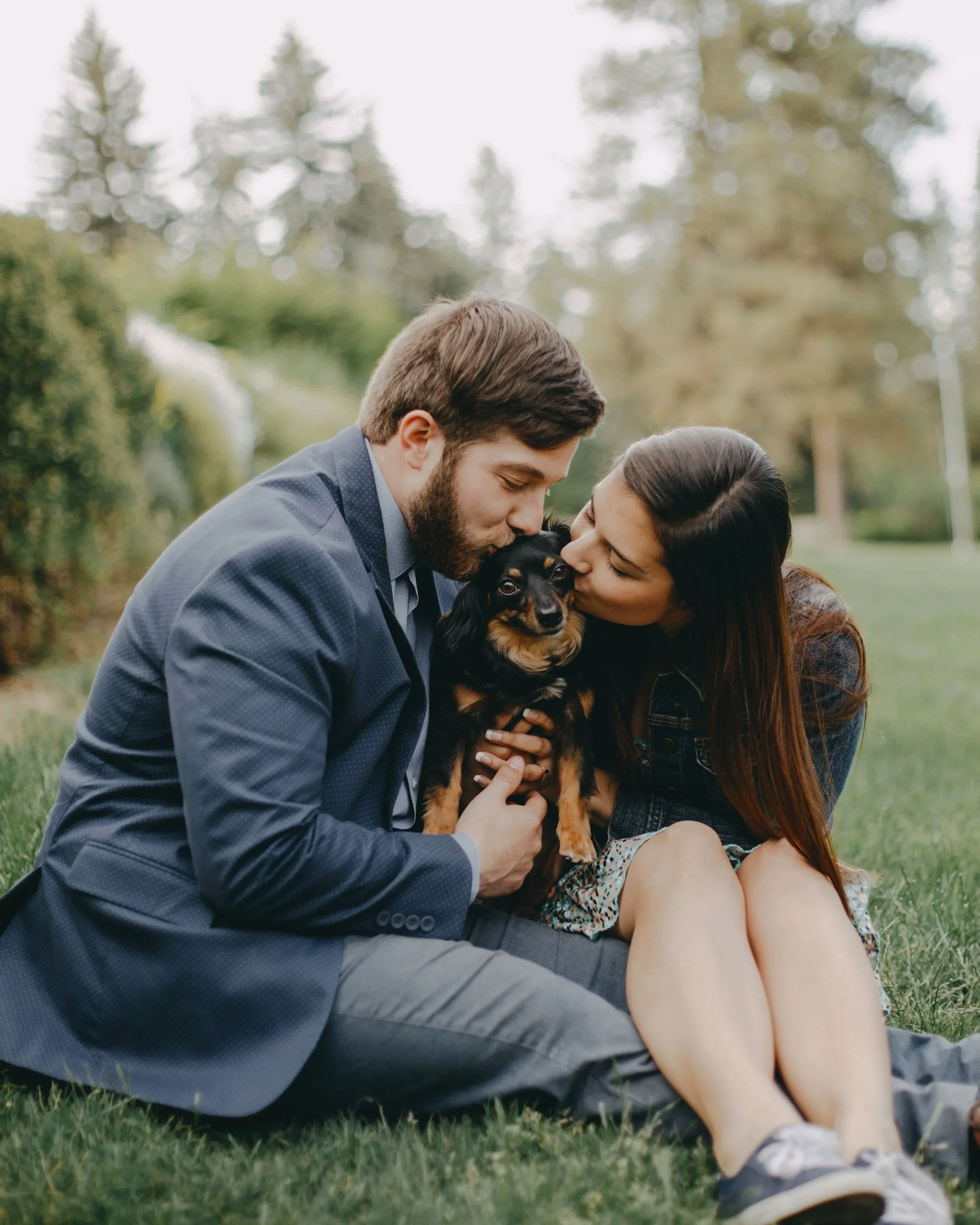 Manito Park Spokane engagement photography