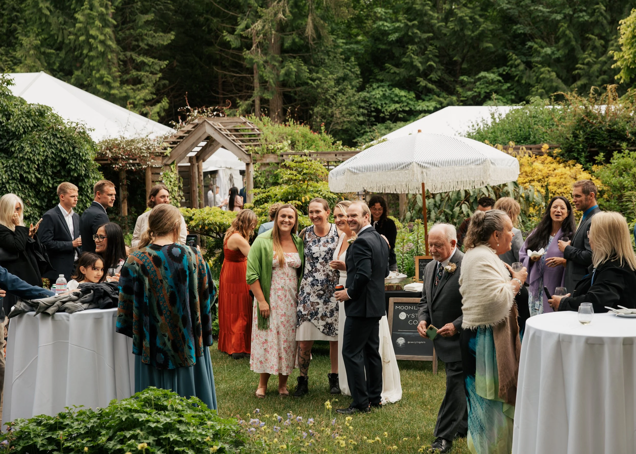 Heronswood Garden wedding Kingston Washington