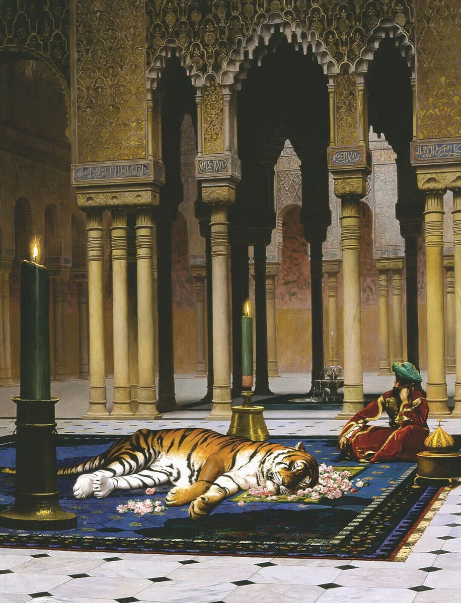 Jean-Léon Gerôme, The Grief of the Pasha, 1882
