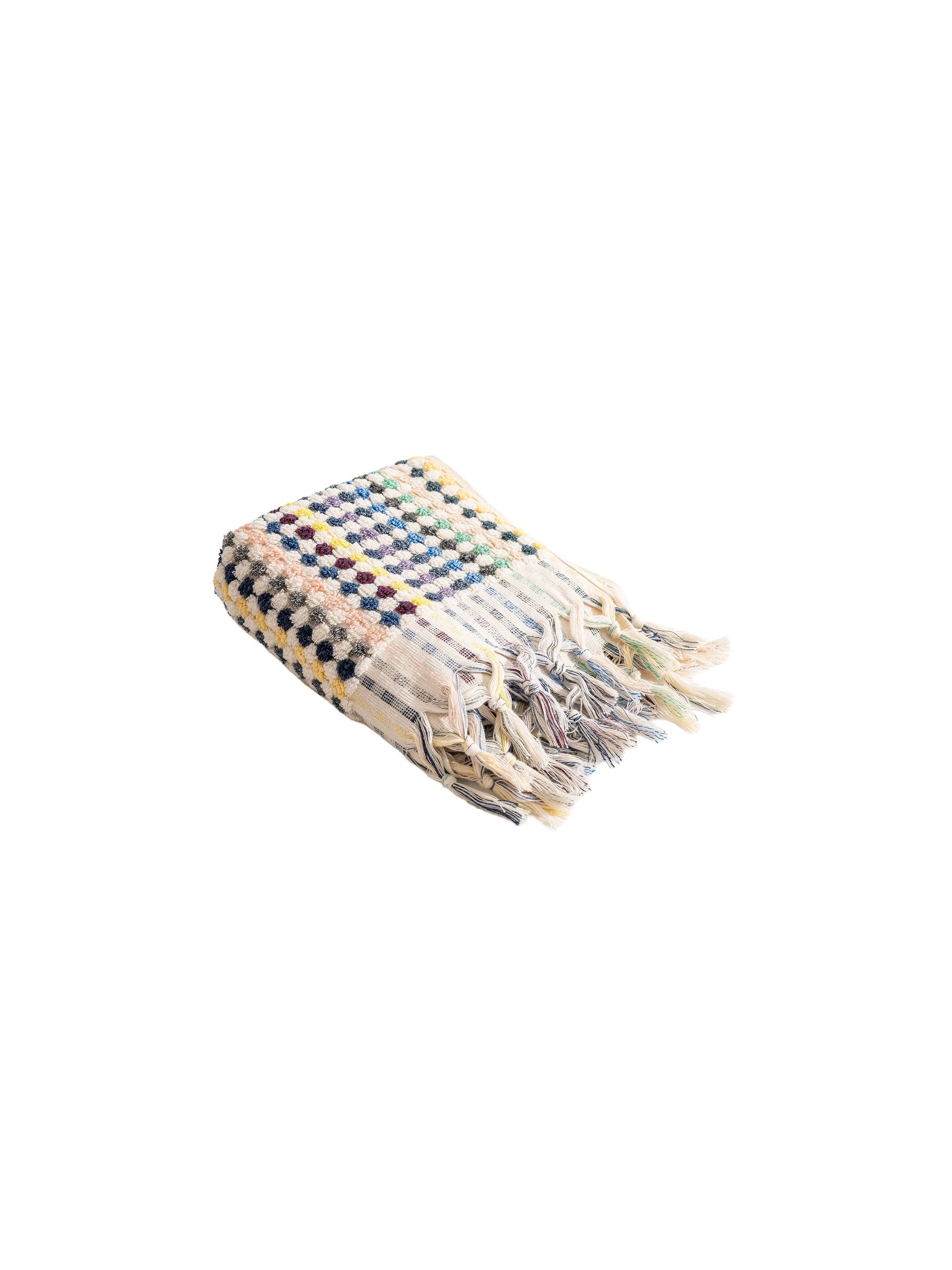 Turkish Hand Towel - Melanje Pom Poms