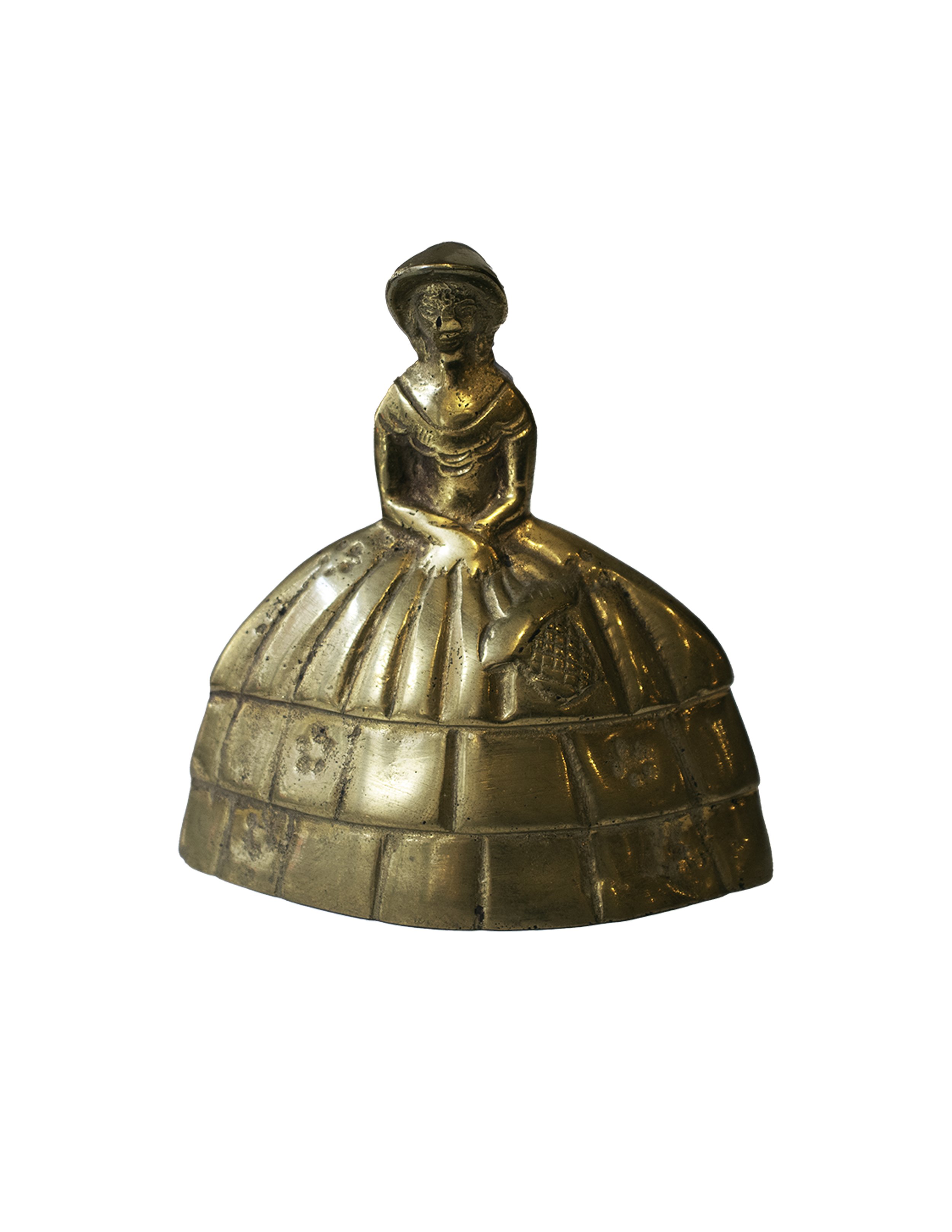 Vintage Brass Lady Bell