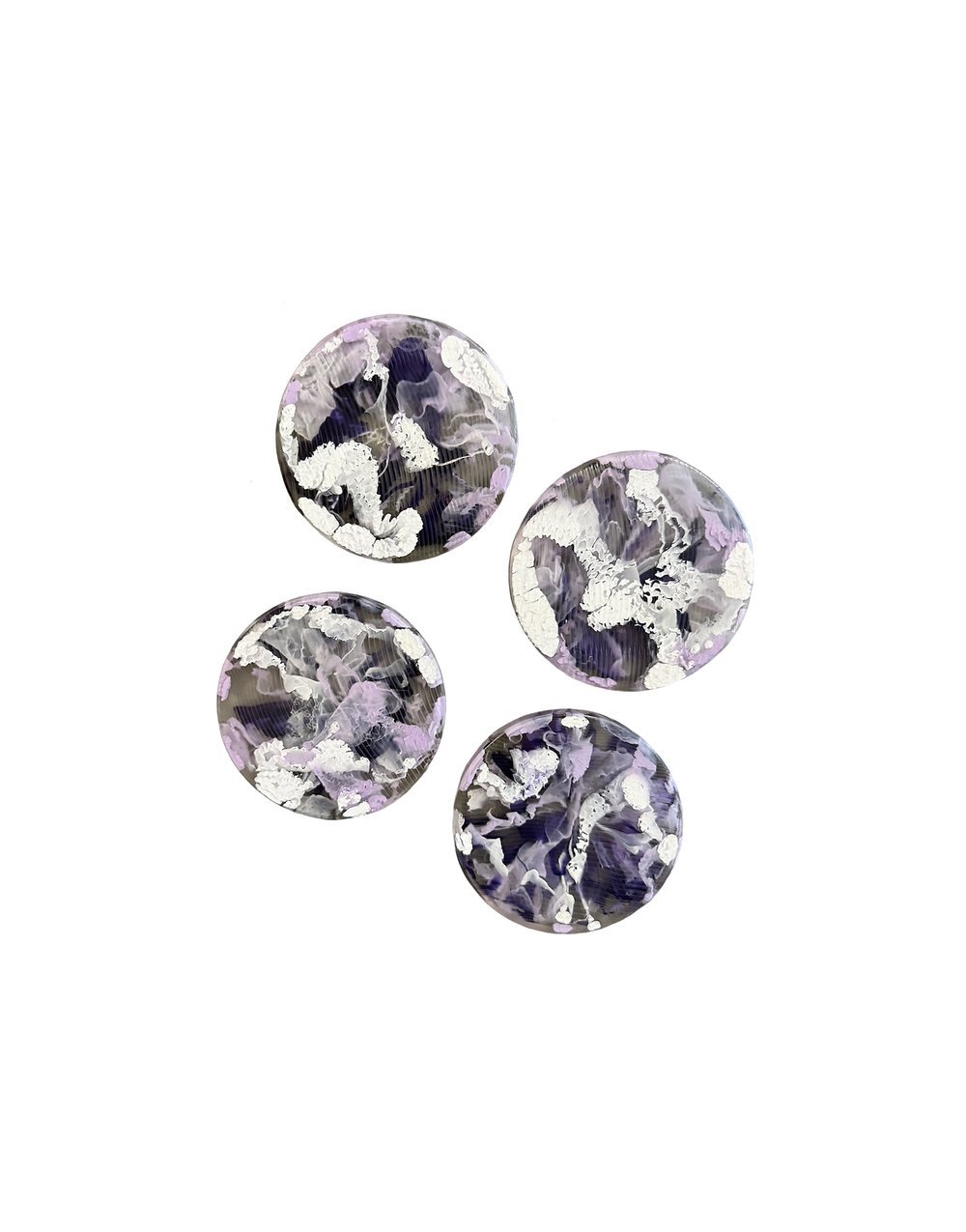 Resin Coasters - set of 4