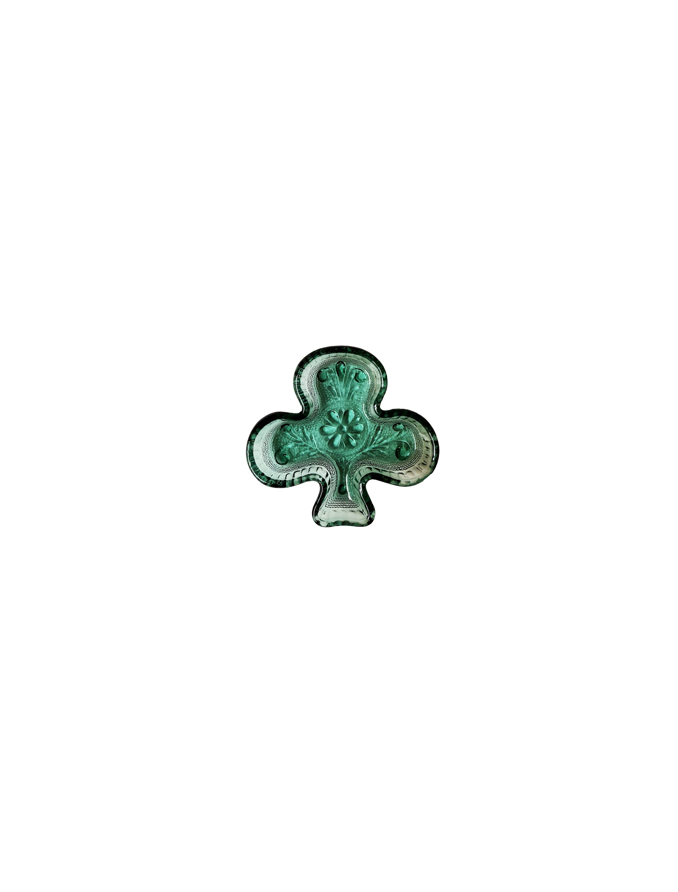 Emerald Green Glass Club Dish 1.jpg