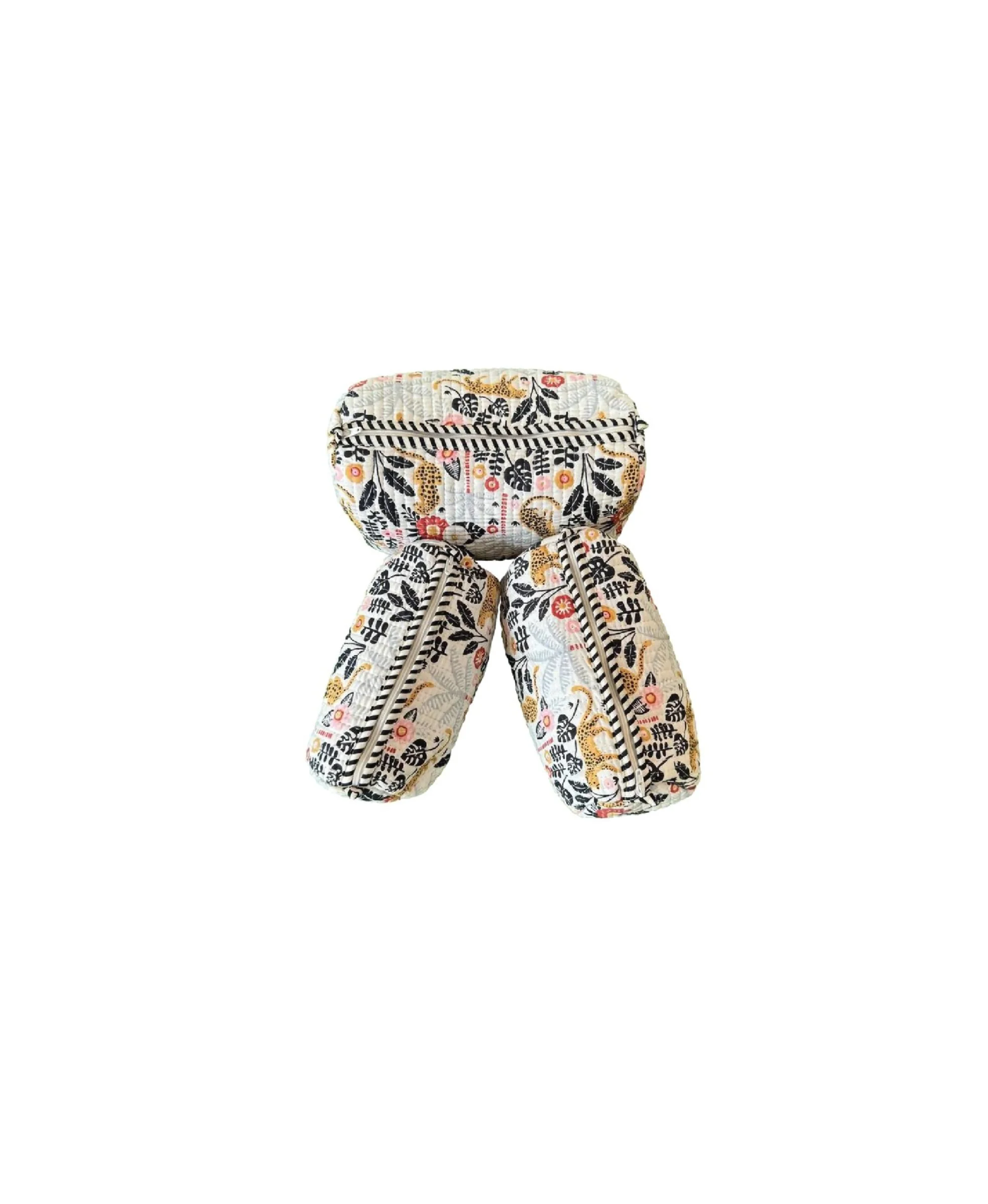 Flowers and Tigers Pouch