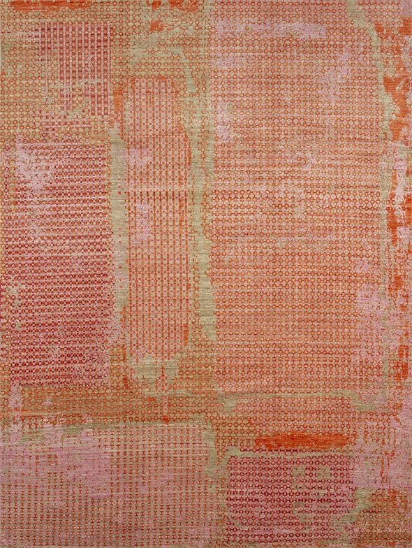 Explore Metro in Orange, a hand-knotted wool rug available in custom sizes and colors, crafted for quality and style.