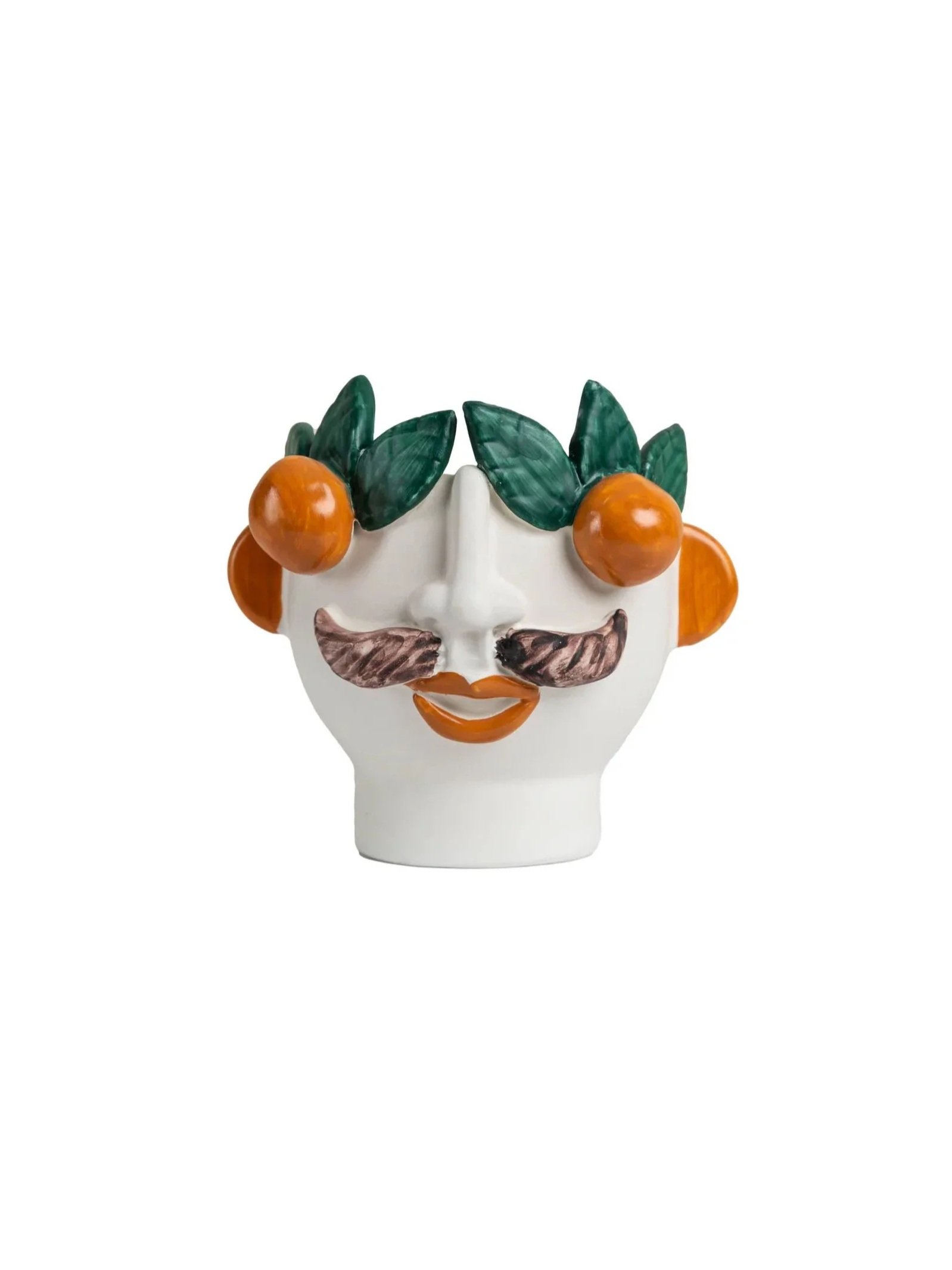 Face with Mandarins Cachepot
