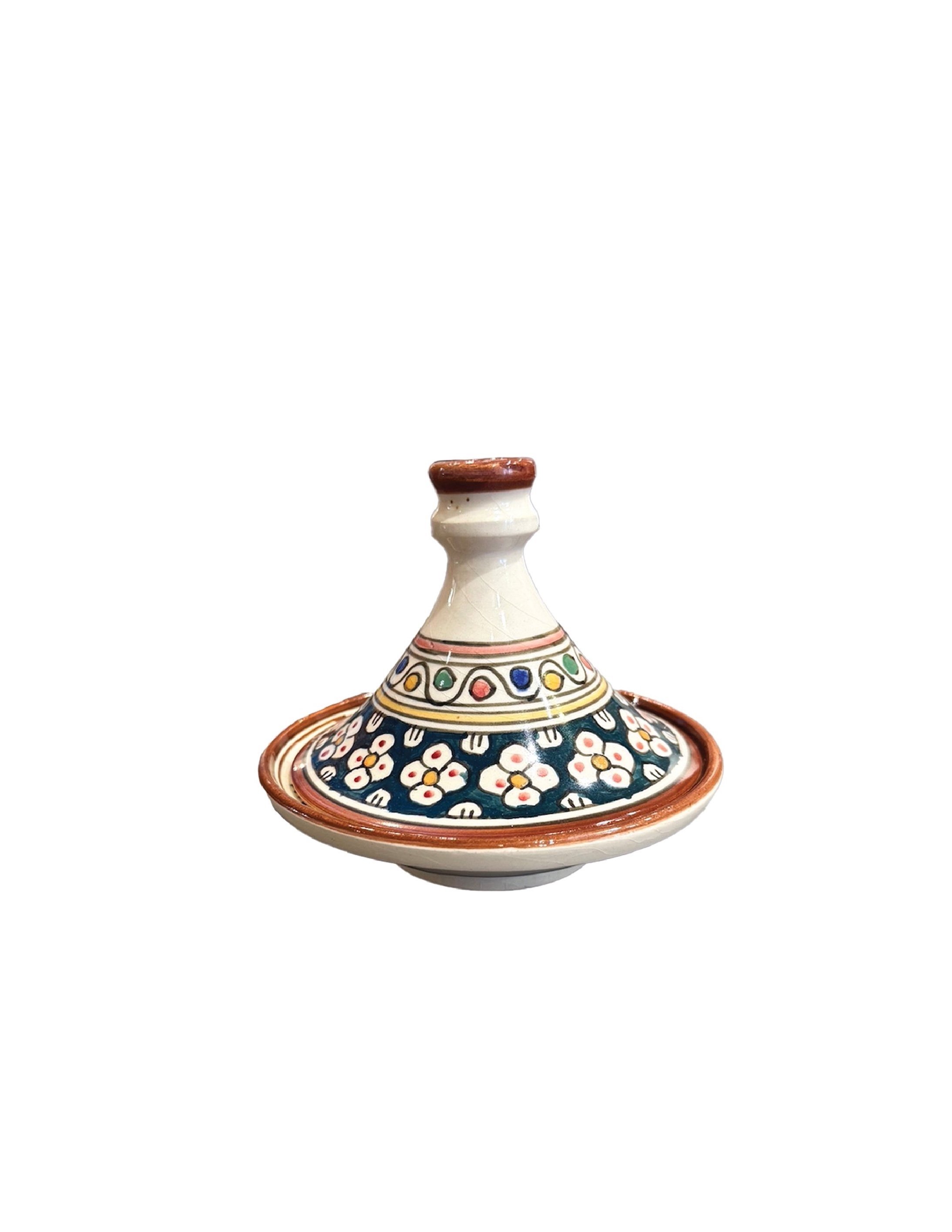Small Floral Emerald Field Tagine