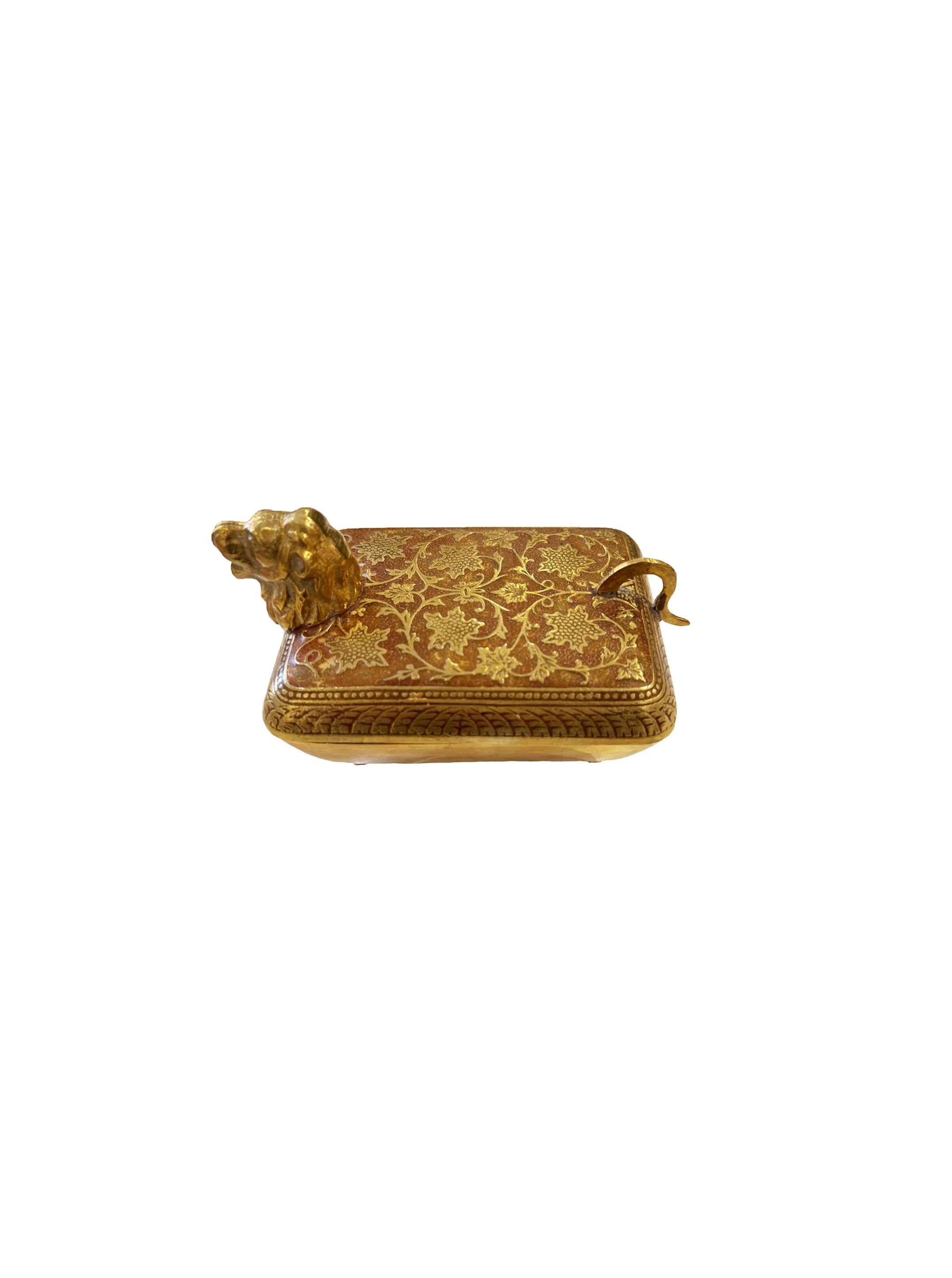 Vintage Brass Lion Box 1.jpg