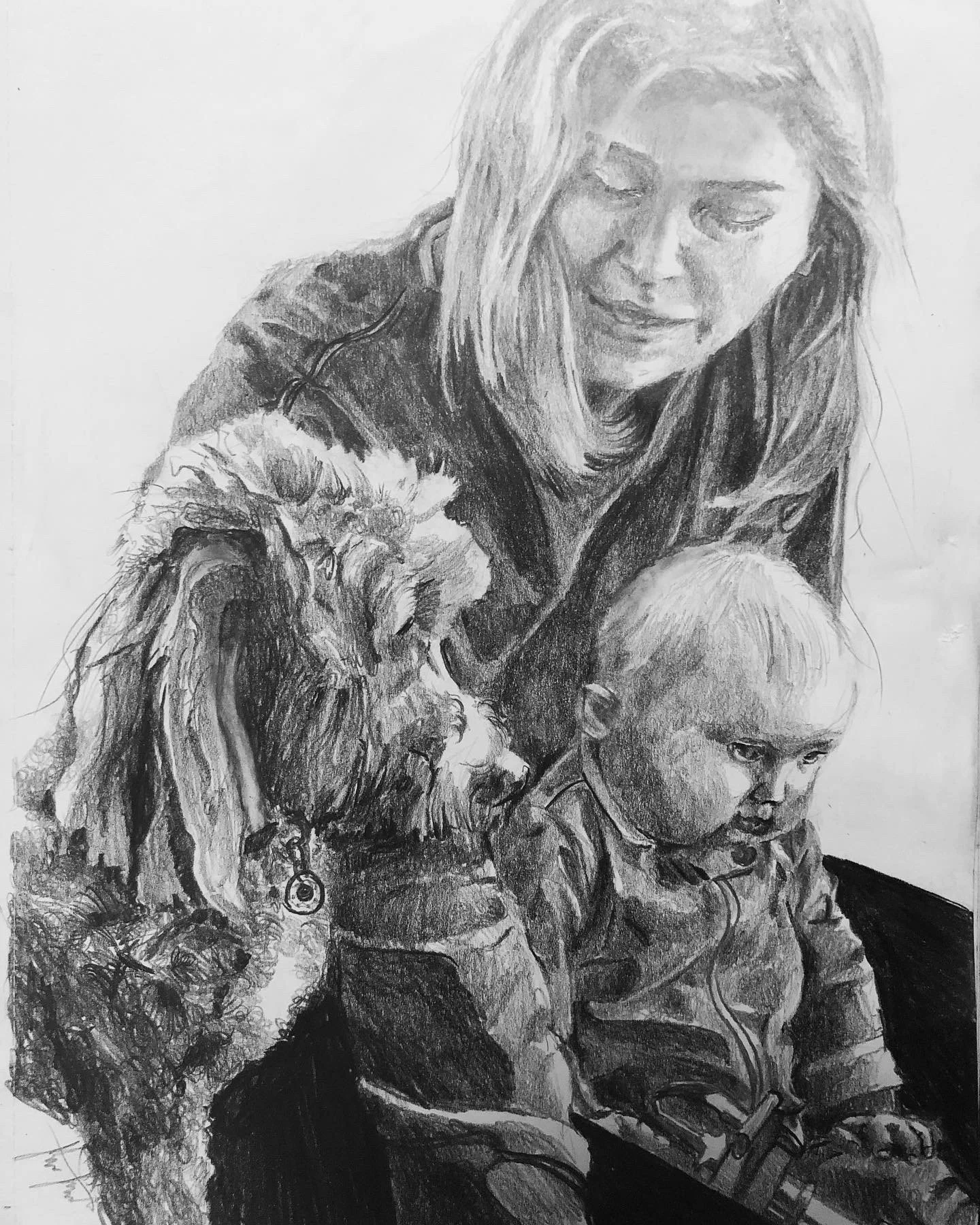 Multiple people or pets