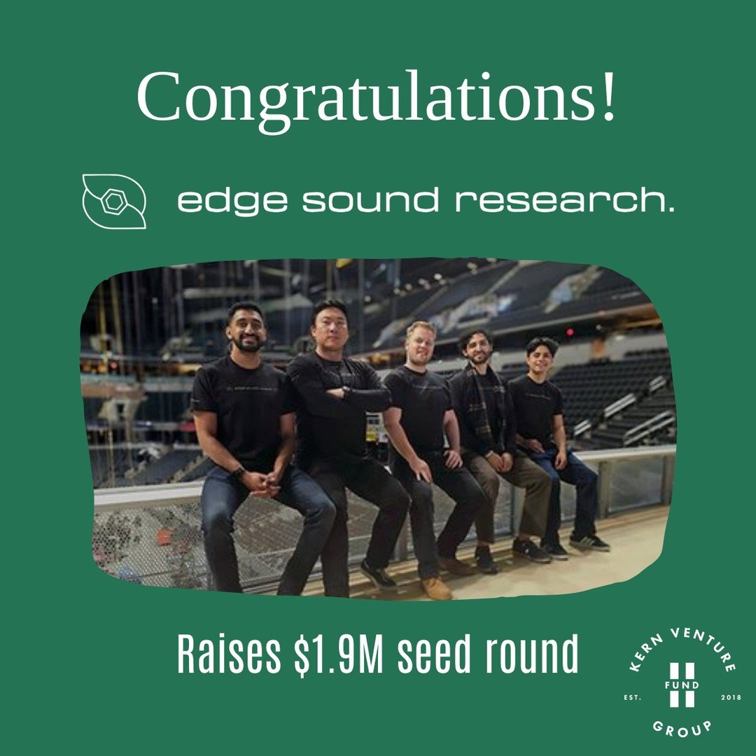 Congratulations to our portfolio company @edgesoundresearch on raising $1.9M in seed round funding! In addition to being a recent NBA Launchpad alum, EDGE Sound Research is working with the @pacers and @cavs. Read more via the link in bio.