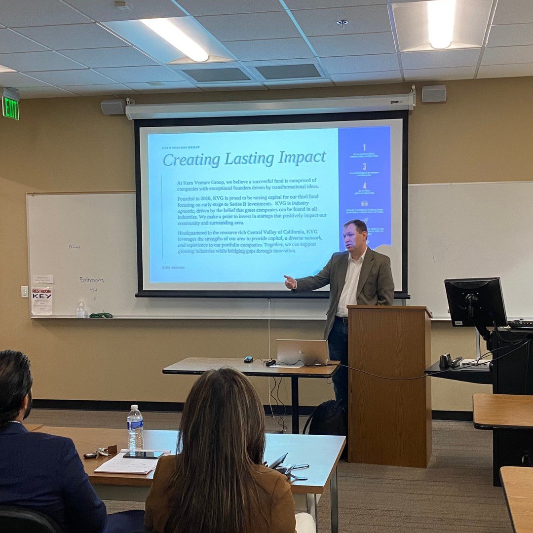 John-Paul Lake had an insightful discussion with attendees at yesterday's &quot;Unlock the Secrets of Venture Capital&quot;, hosted by the North of the River Chamber of Commerce. He covered the basics of venture capital before diving into Kern Ventur