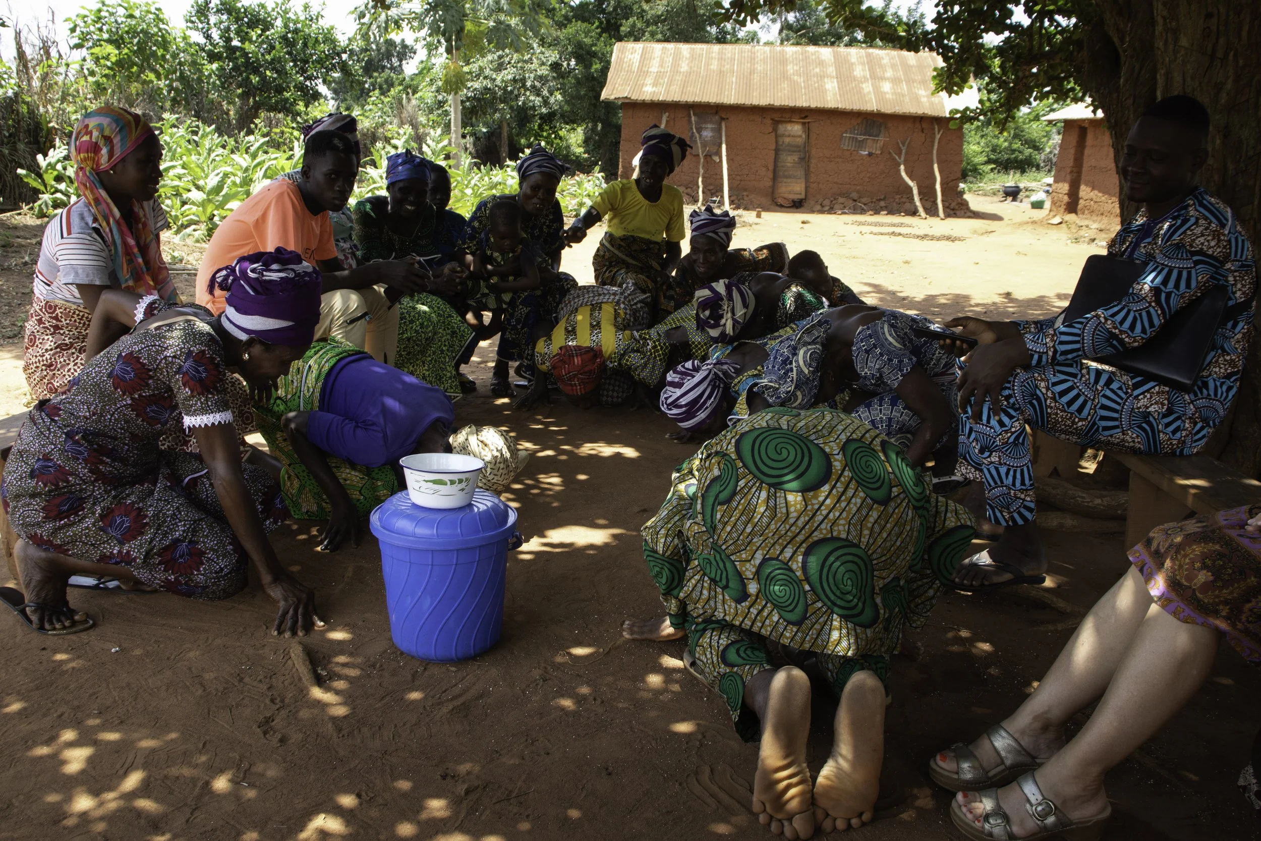 Traditional daily practice where Kantos must ask for permission to speak with them. He cannot move without their permission (to which he turned to me and said this group has been known to leave people stay like that for hours.) August 2026.