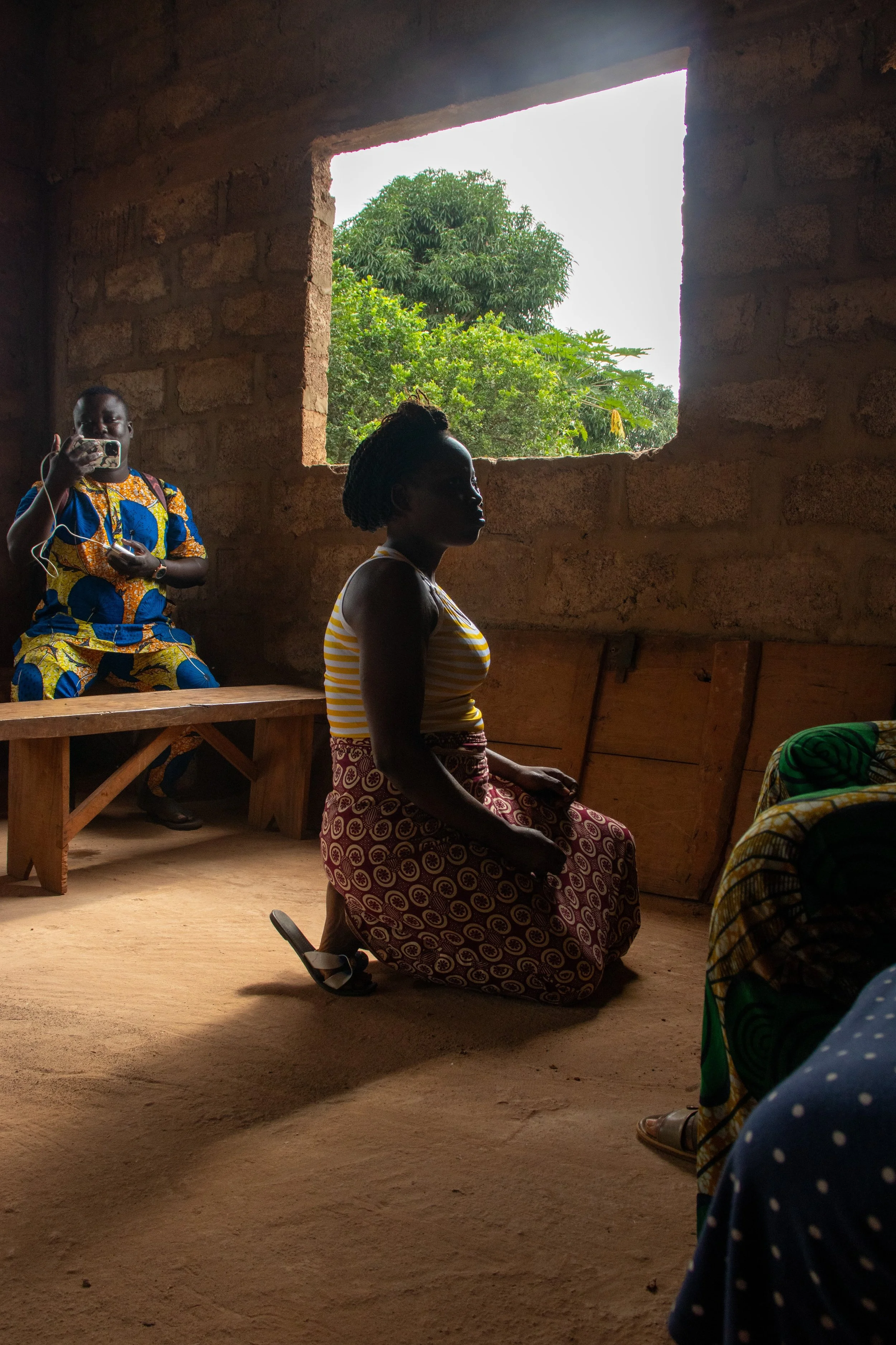 There are some areas, and in some families, where it is still customary for the woman to kneel when speaking to a man of more importance, August 2024.