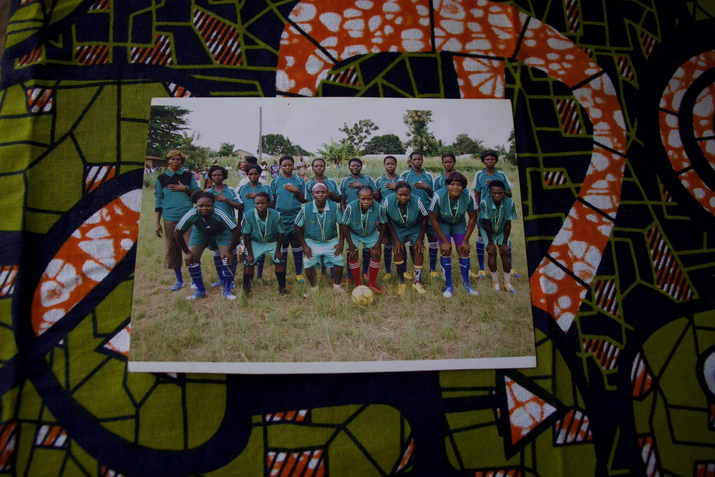 Alongside their business, these women were on a club soccer team, August 2024.
