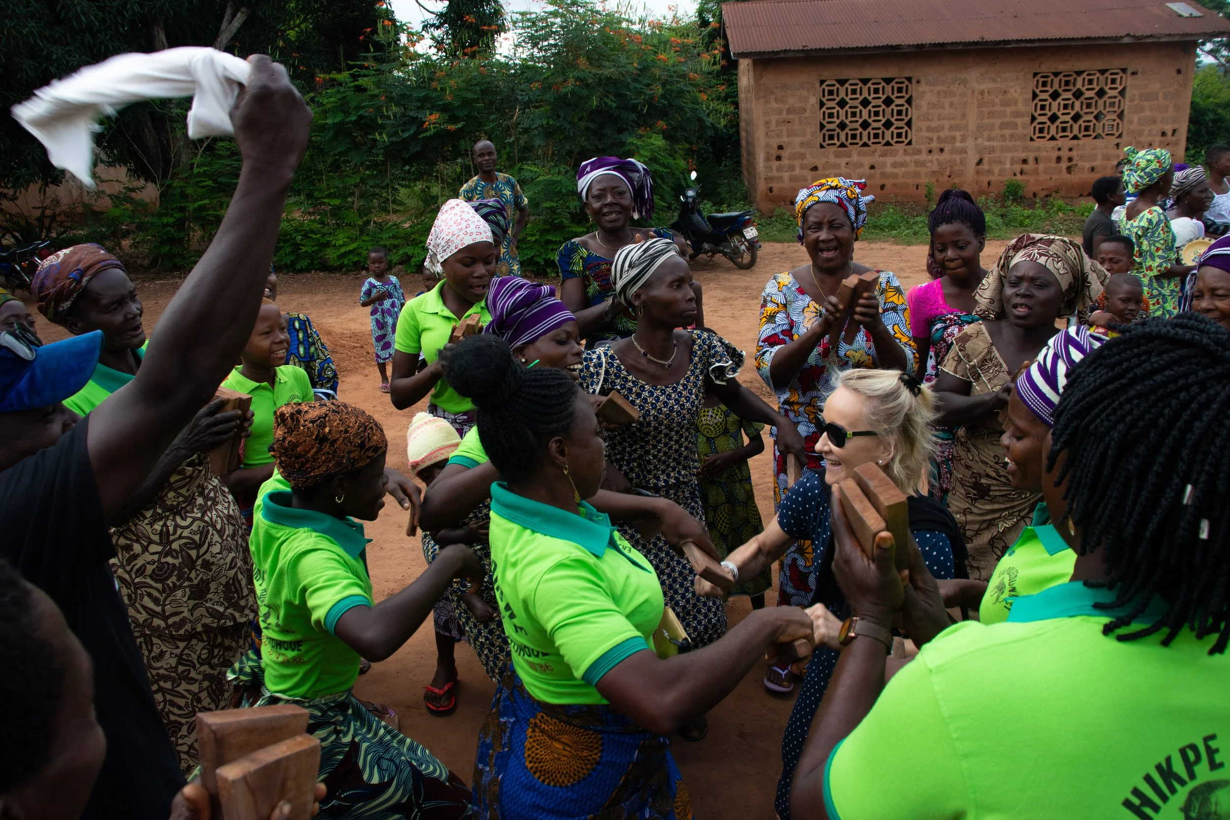 Dancing that occurred for almost an hour before the meeting, August 2024. 