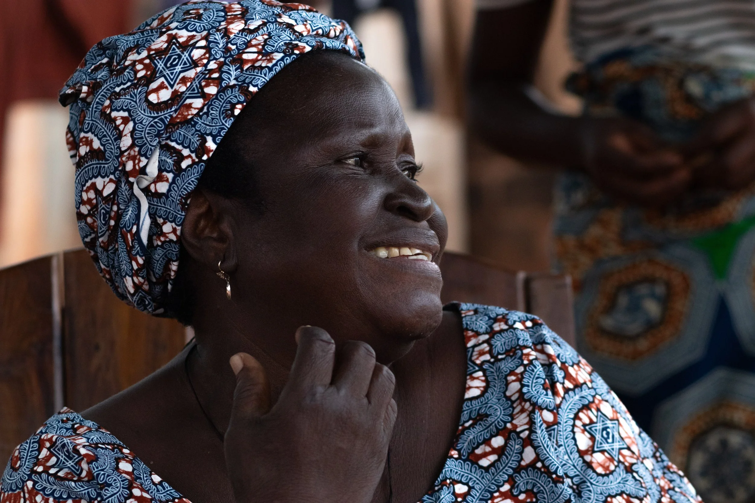 Dedavi Djougouna Vivi Euphrasie, aka Dada, is the mother of my mother's host family, August 2024. 