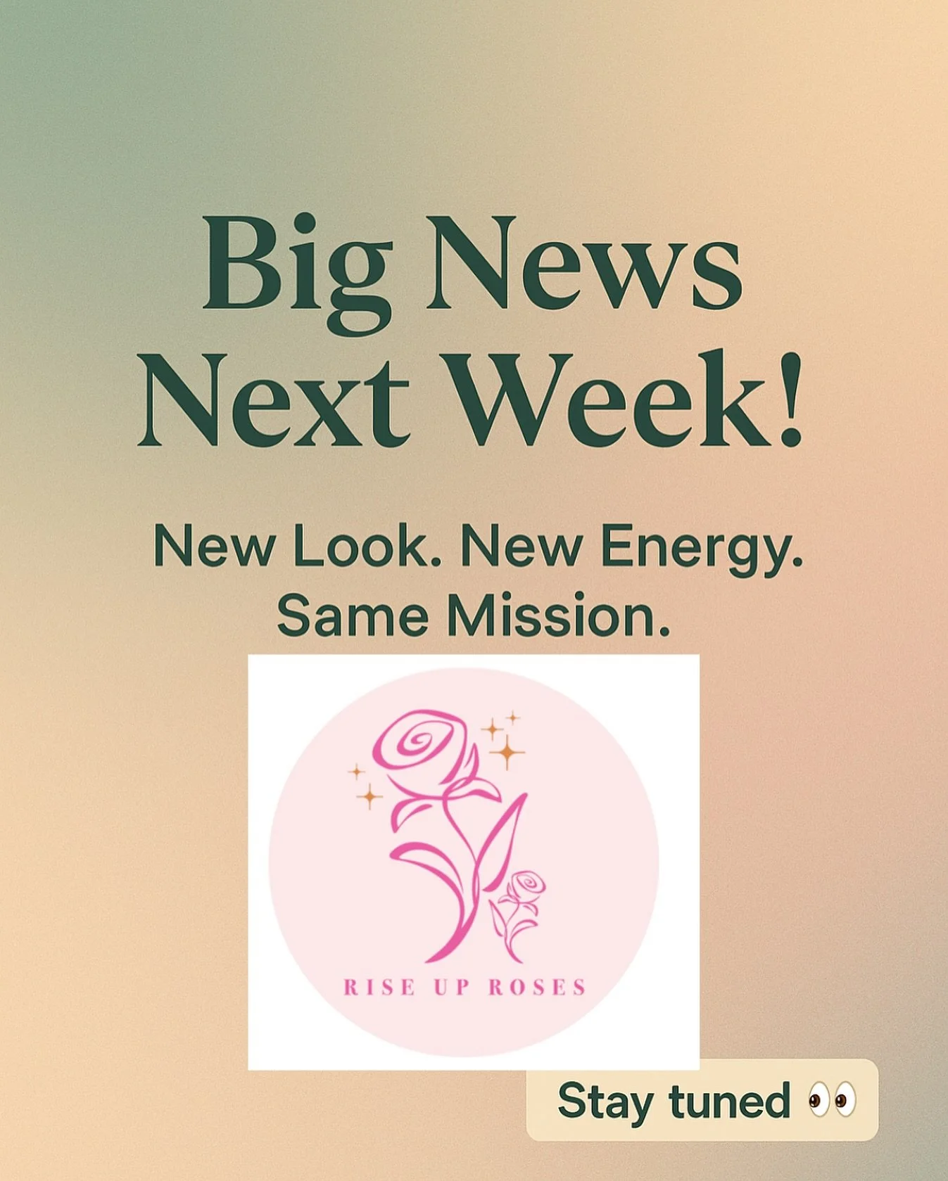🌿 Something exciting is happening next week!

We&rsquo;re so thrilled to share that we&rsquo;re launching our brand new Rise Up Roses logo 🎉 and opening registration for our next Rise &amp; Regulate for Resistance class!

This next series will brin