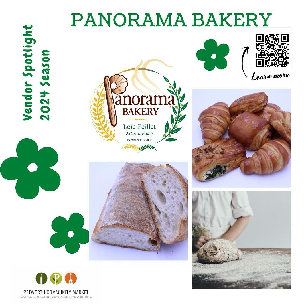 🌟 Vendor Spotlight: Panorama Bakery Loic Feillet Artisan Baker 🌟 Since 2005, @panorama_bakery_capitol_height has been offering a taste of artisanal excellence and home-made flavor. 🥖🥐

🌾 With a dedication to using only the finest ingredients ava