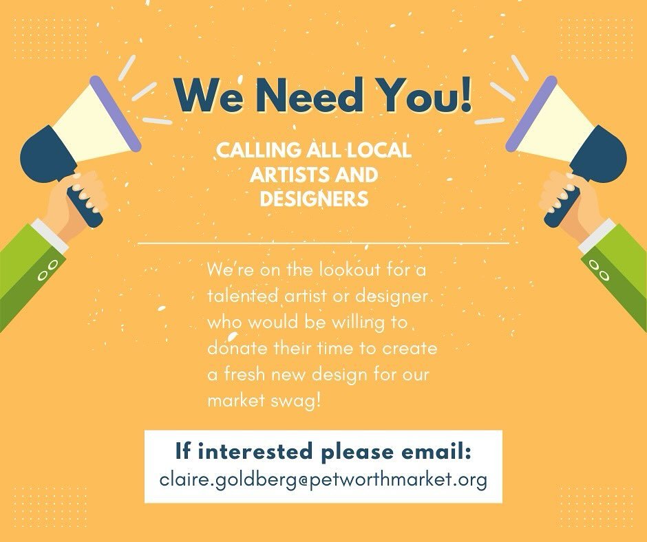 🌽🎨 Calling all local artists and designers! 🎨🍅

Are you passionate about supporting local farmers and artisans? Do you love creating beautiful designs? We&rsquo;re on the lookout for a talented artist or designer who would be willing to donate th