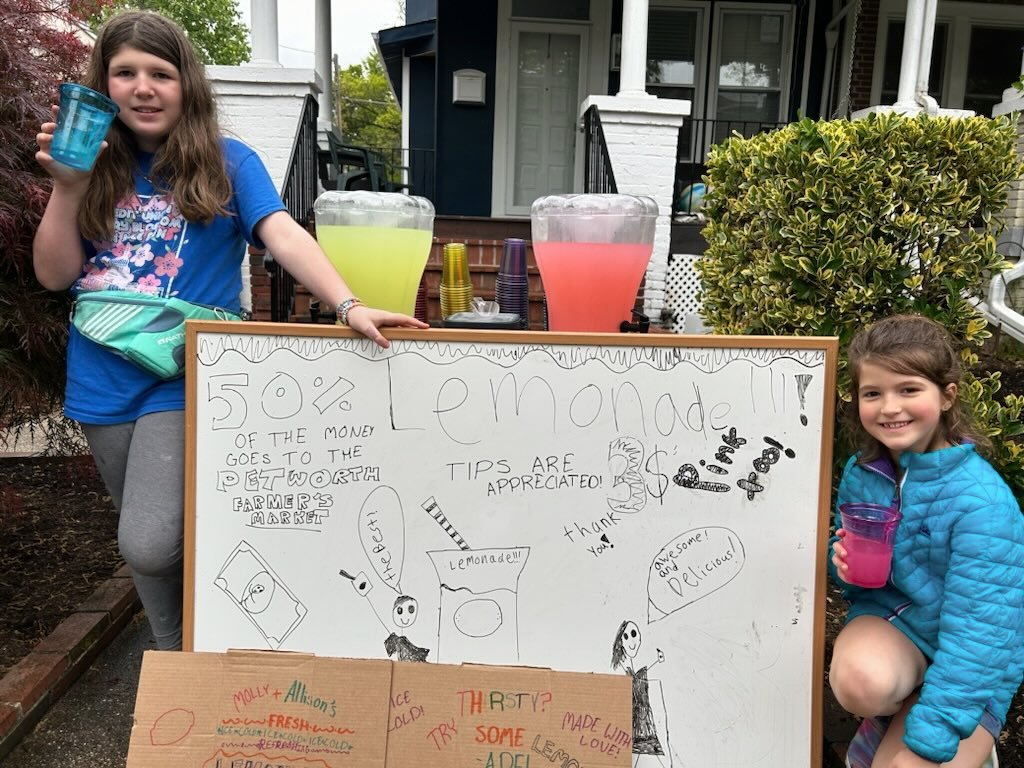 Did you miss our lemonade 🍋 fundraiser at @petworthporchfest yesterday? Don&rsquo;t worry, you can still donate to the market! Please click the link in our story or visit our website to donate 🫶🏻