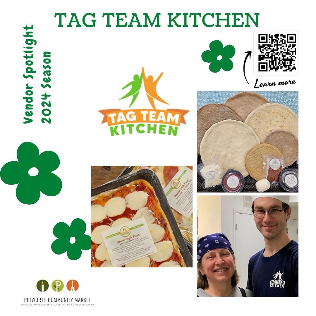 ✨ Vendor Spotlight on Tag Team Kitchen @tagteamkitchenpizza 🍕✨

🍕❤️Join us at Saturday's market and experience the joy of crafting wholesome, homemade pizzas using the freshest ingredients from your local farmers with 11 mouthwatering pizza crust v